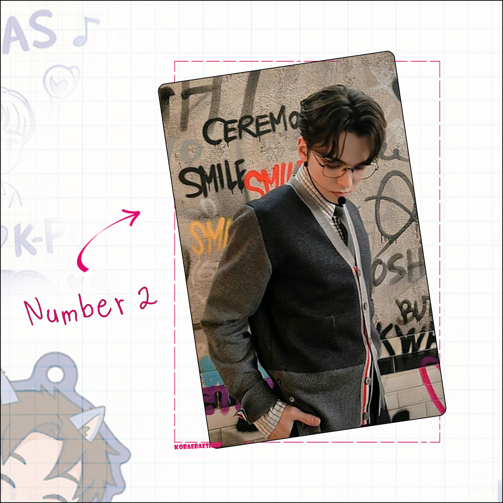 Svt - Vernon Handmade photocards kpop inspired - Bias Set 1