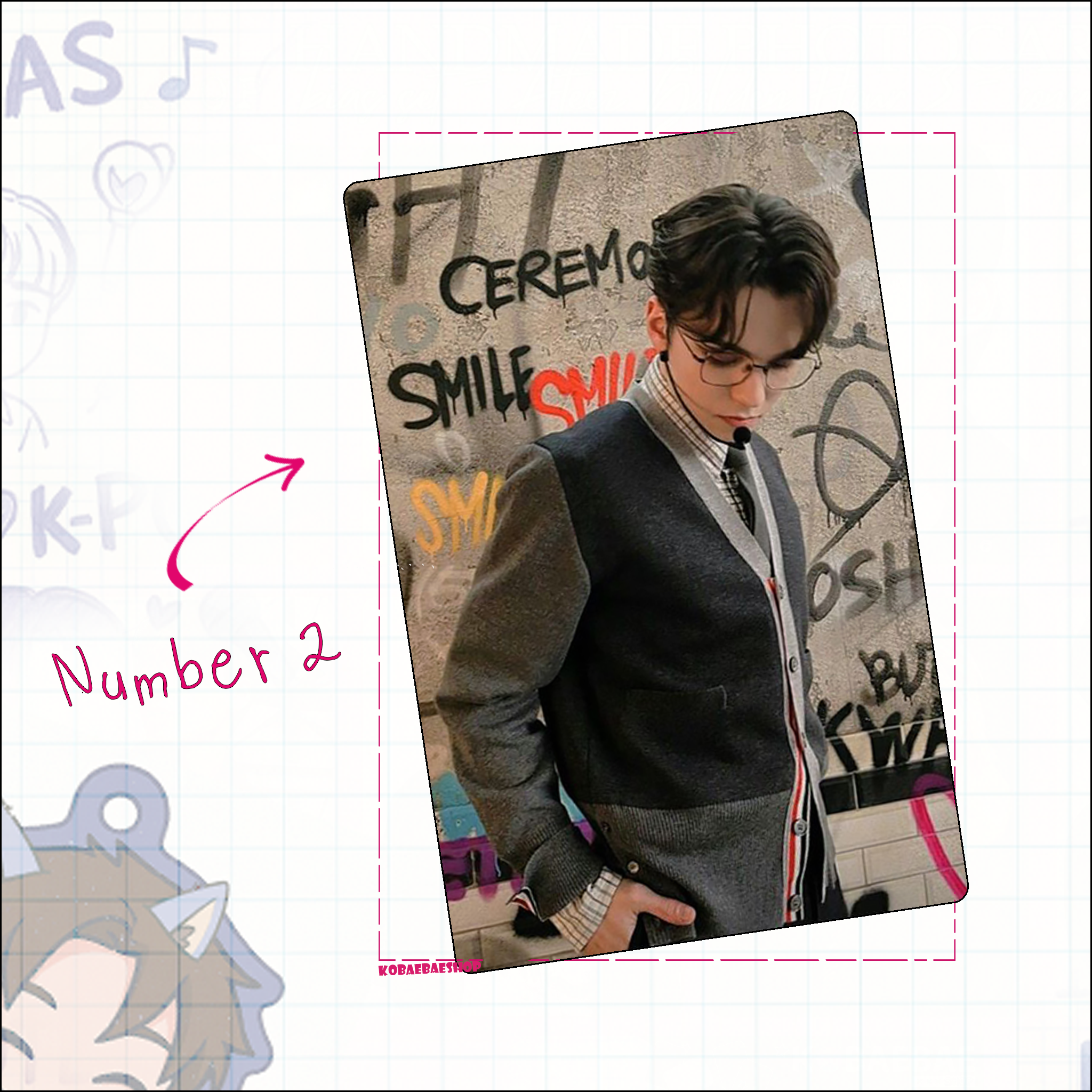 Svt - Vernon Handmade photocards kpop inspired - Bias Set 1