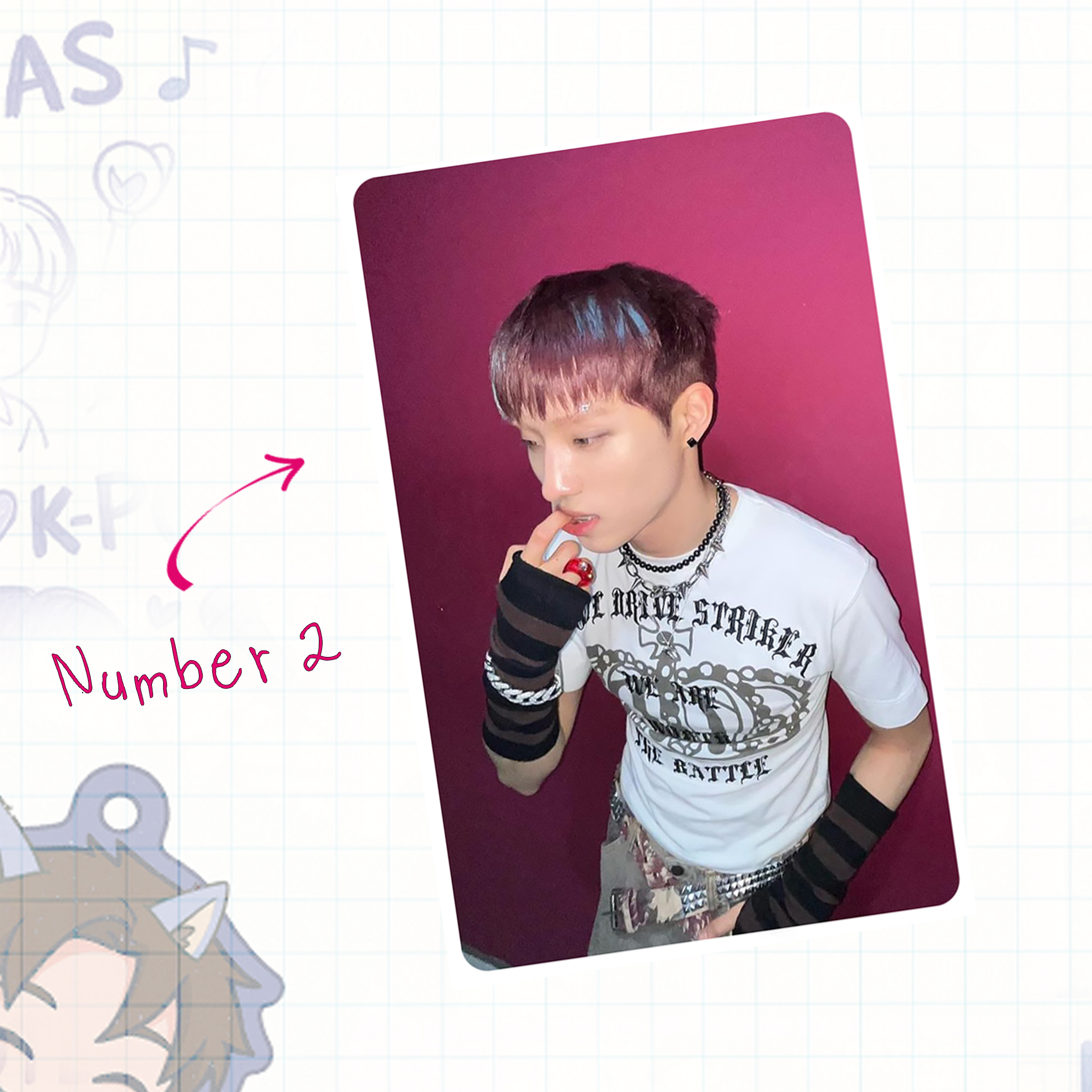 P1H - Kyo handmade photocards kpop inspired - Set 1
