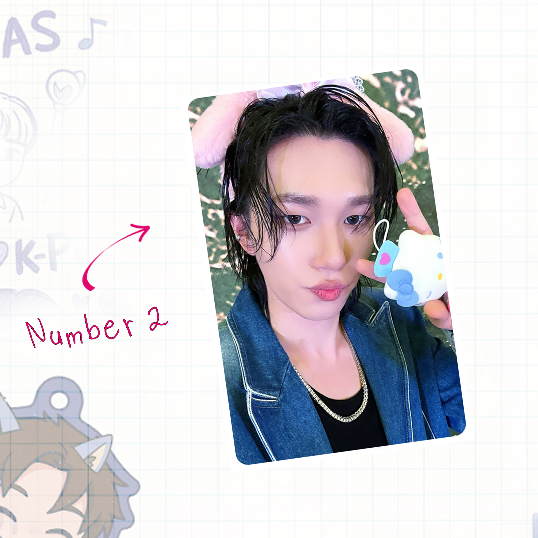 P1H - Teo handmade photocards kpop inspired - Set 1
