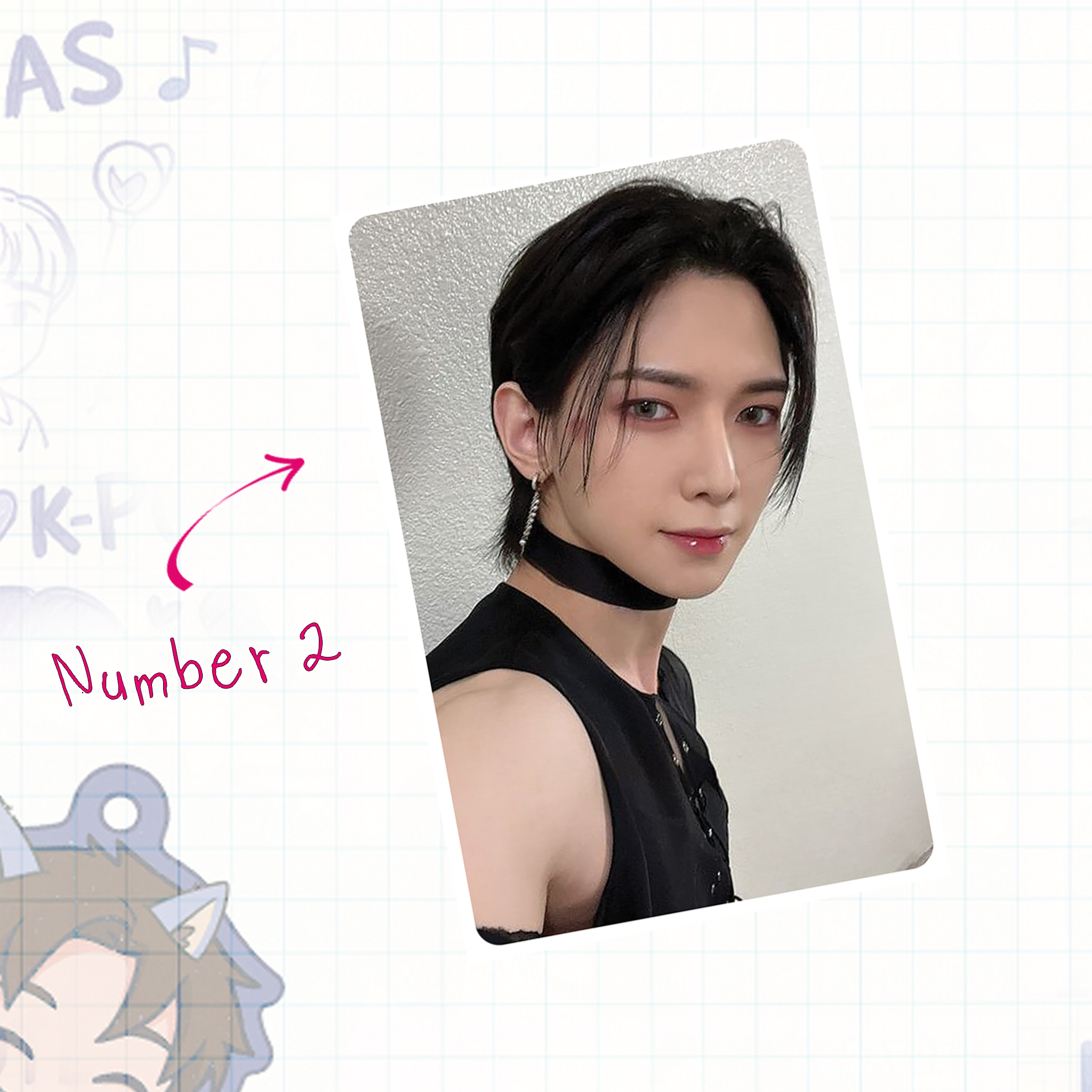 Atz - Yeo handmade photocards kpop inspired - Set 1