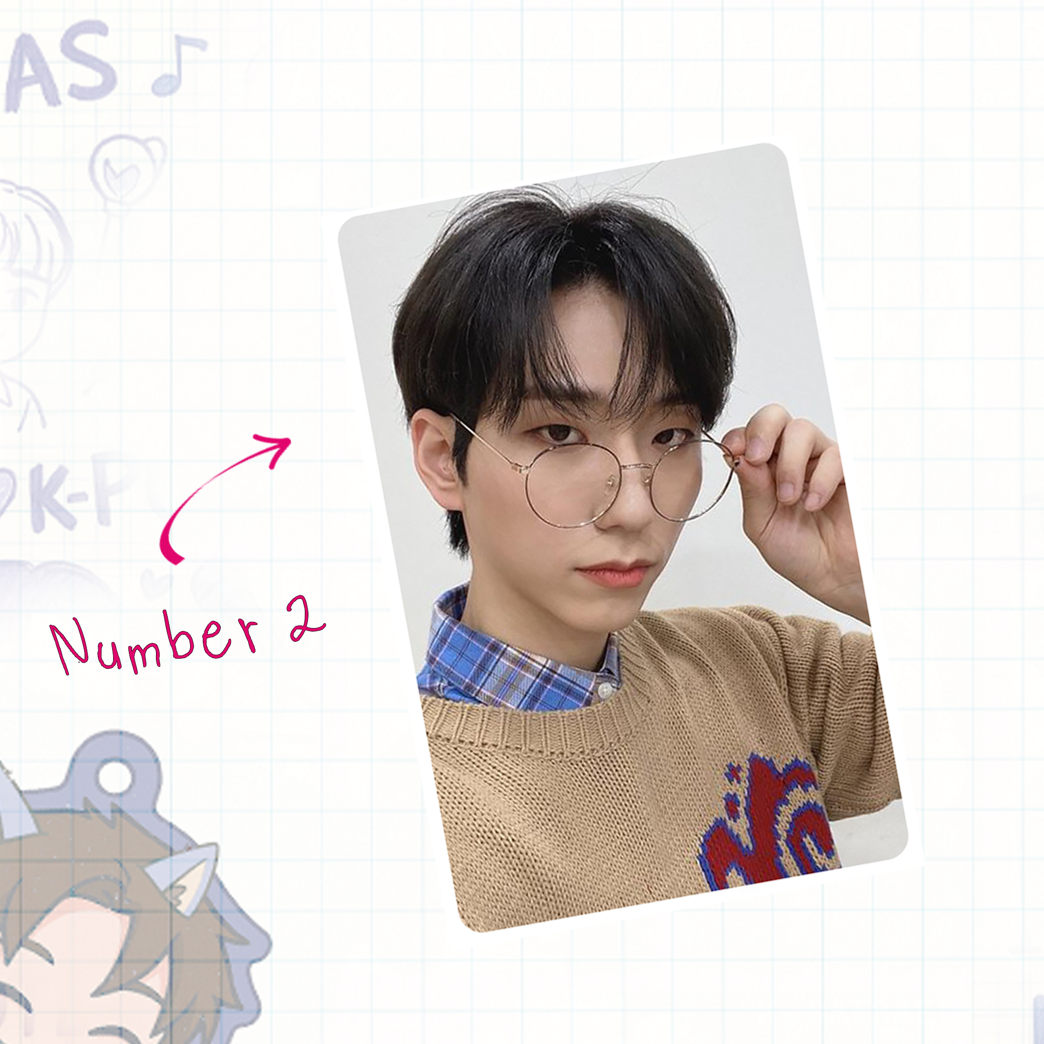 XHR - Gu handmade photocards kpop inspired - Set 1
