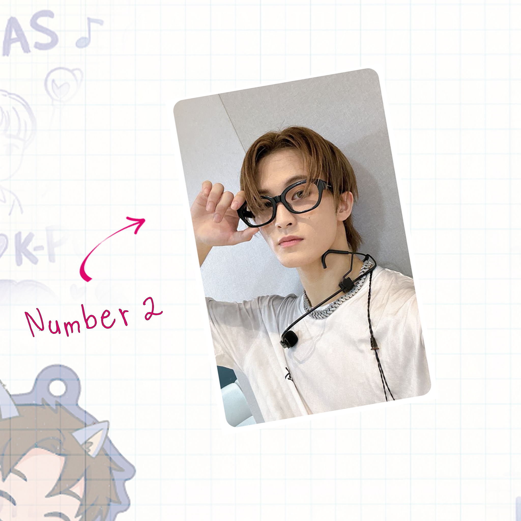 NeoUnit - Markie handmade photocards kpop inspired - Set 1