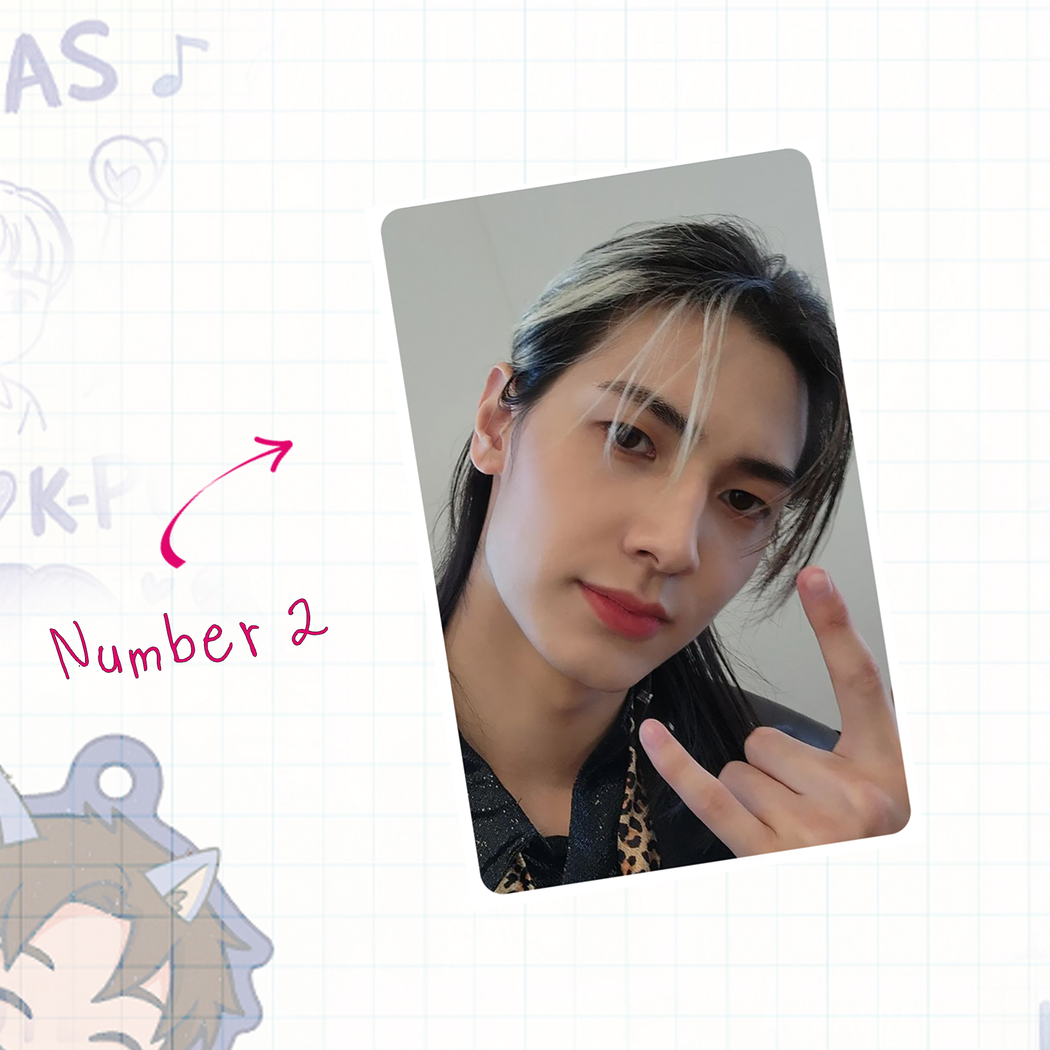 XHR - Yeon handmade photocards kpop inspired - Set 1