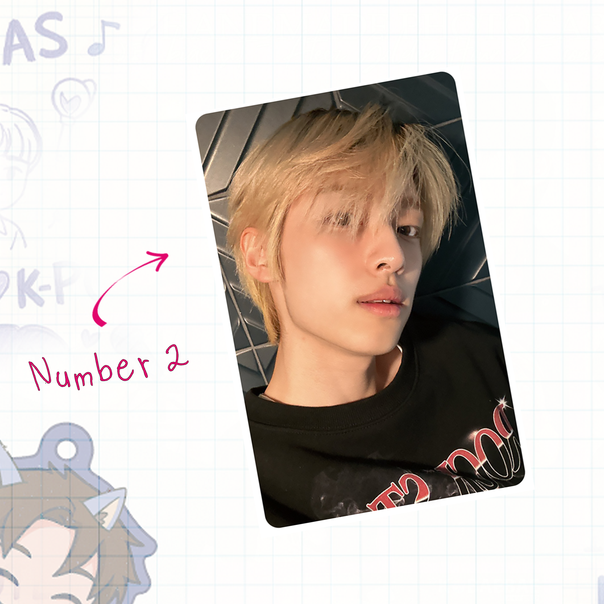 XHR - Gao handmade photocards kpop inspired - Set 1