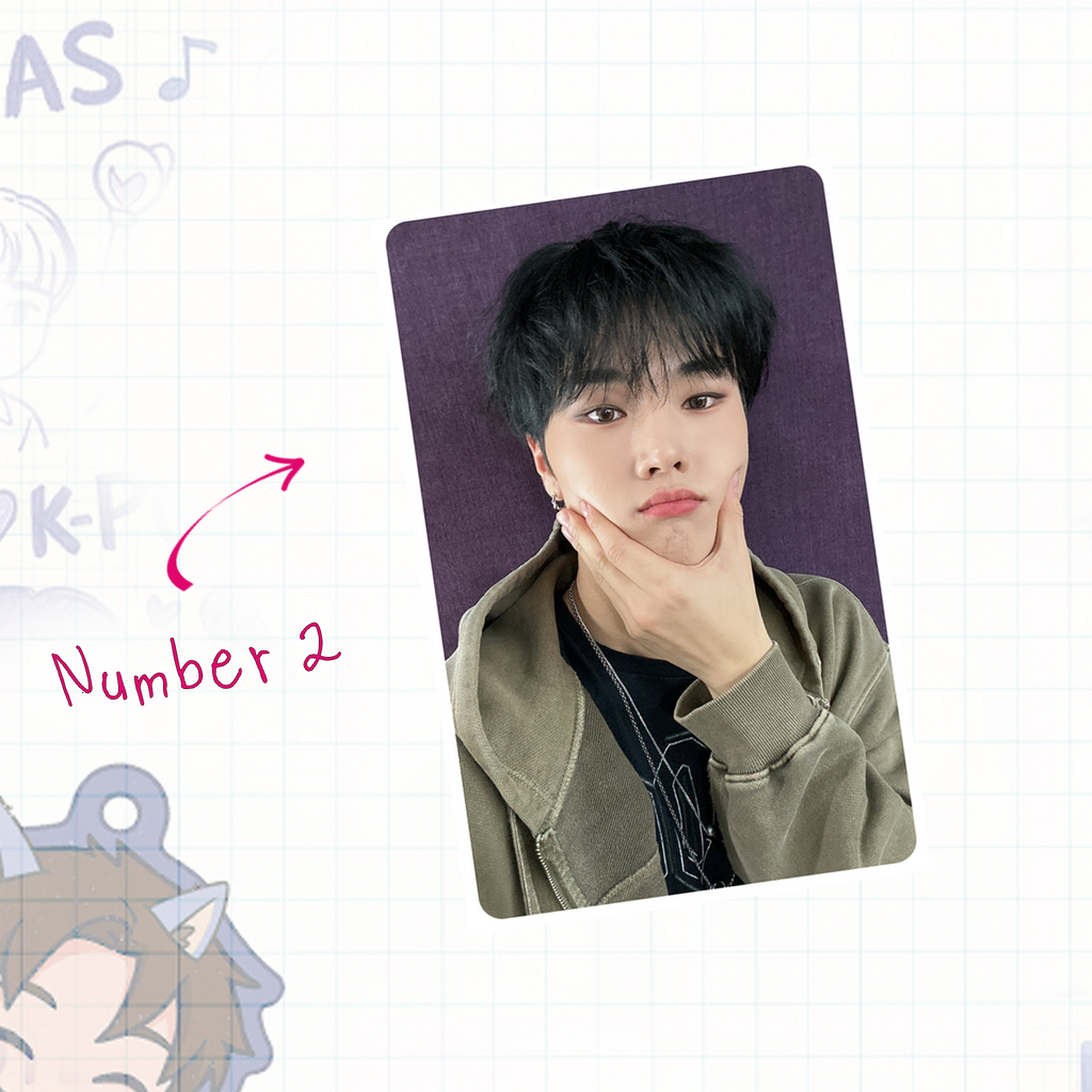 XHR - Jung handmade photocards kpop inspired - Set 1