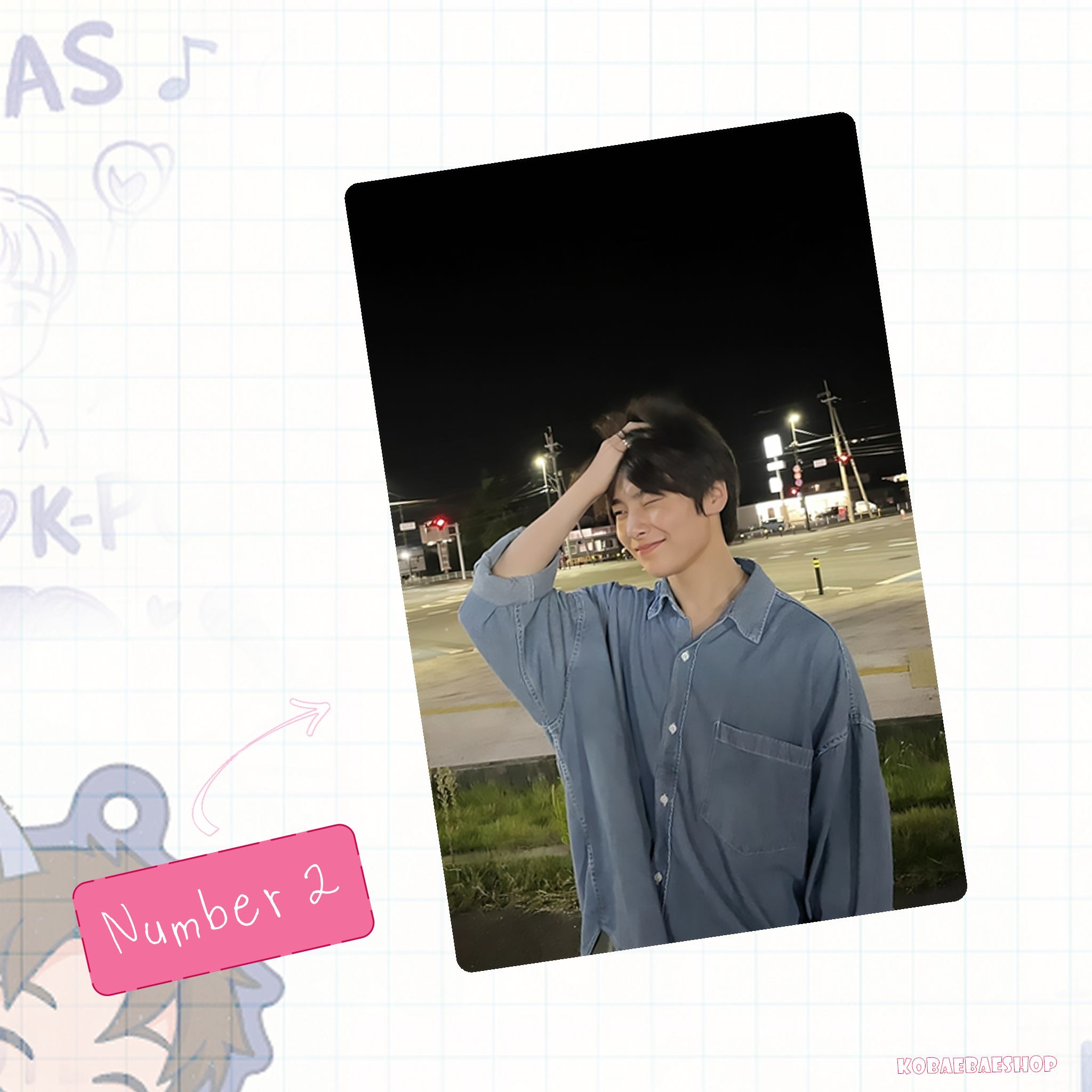 Date with My Bias - Innie Instant-Style Fanmade Photo Print