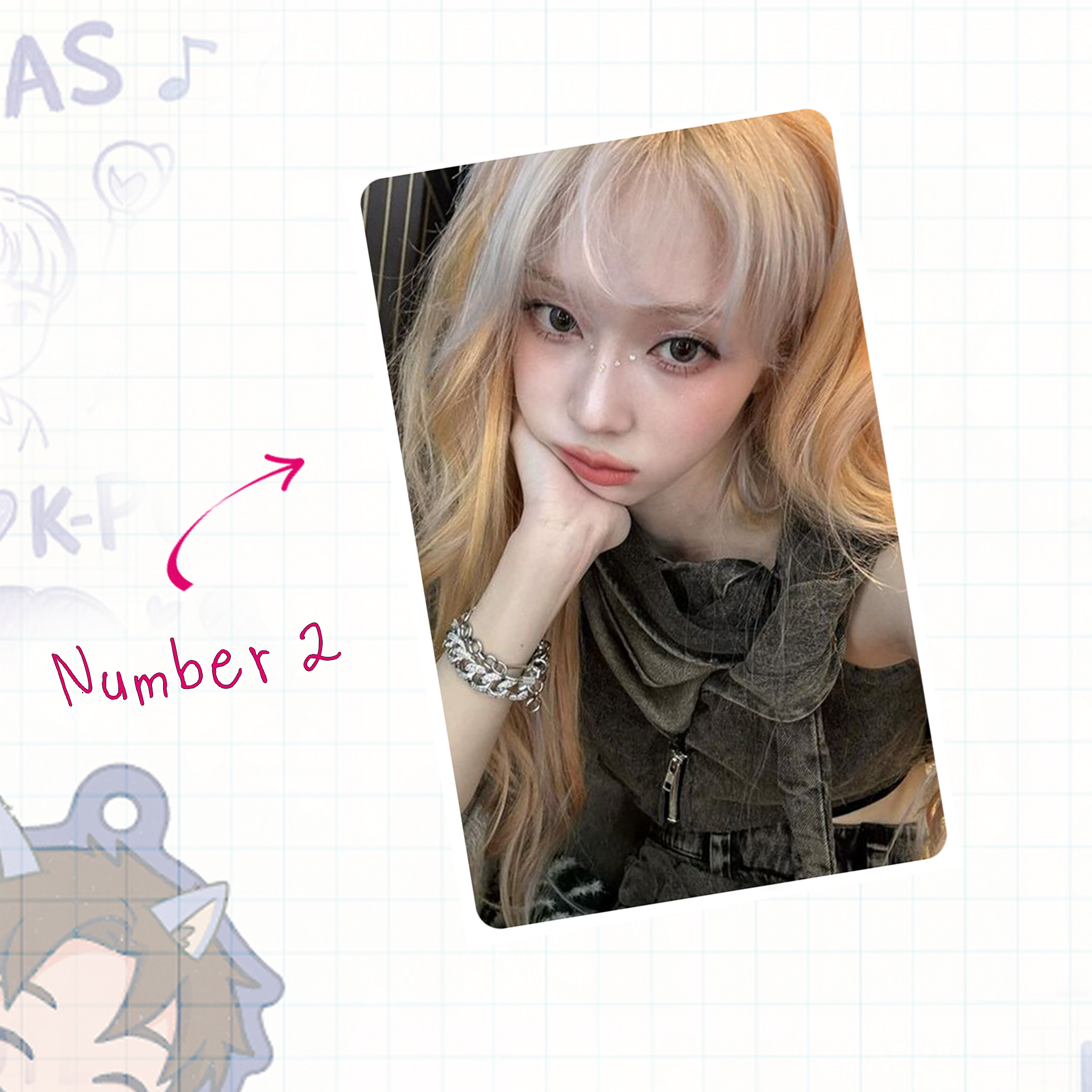 Aesp - Winnie handmade photocards kpop inspired - Set 1
