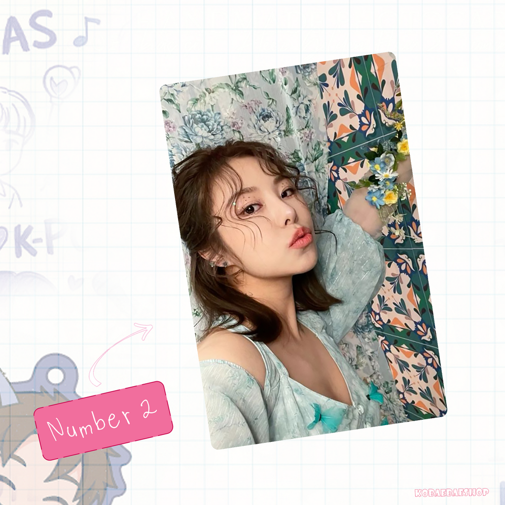 Mamoo - Wheein handmade photocards kpop inspired - Set 1