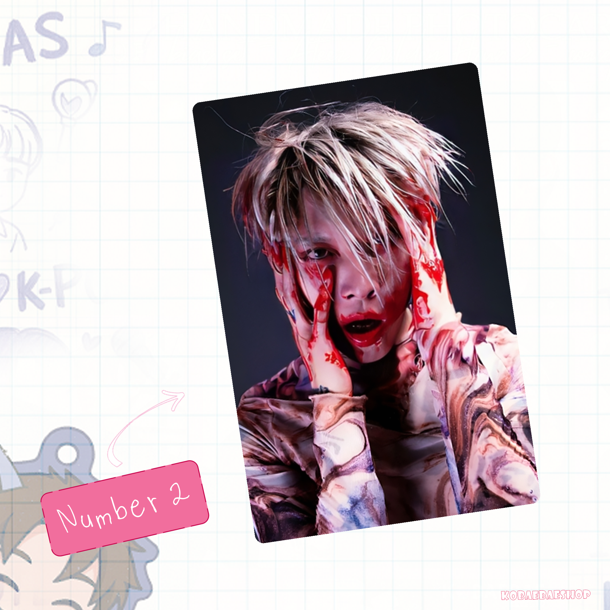 Miyavi - handmade photocards kpop inspired - Set 1