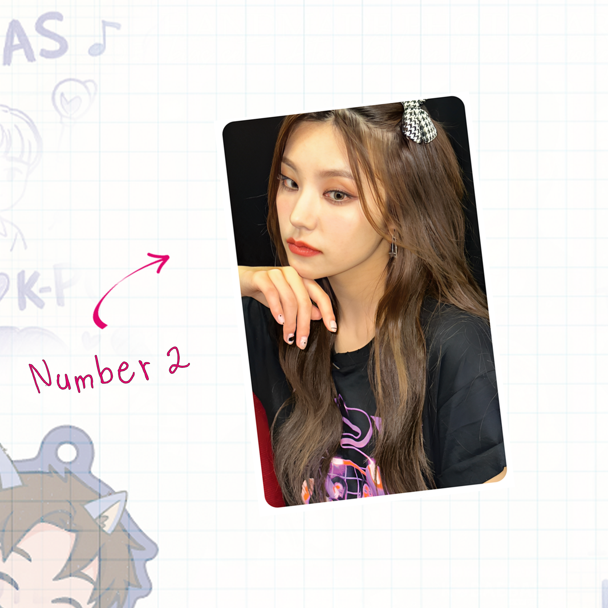 Itz - Ye handmade photocards kpop inspired - Set 1