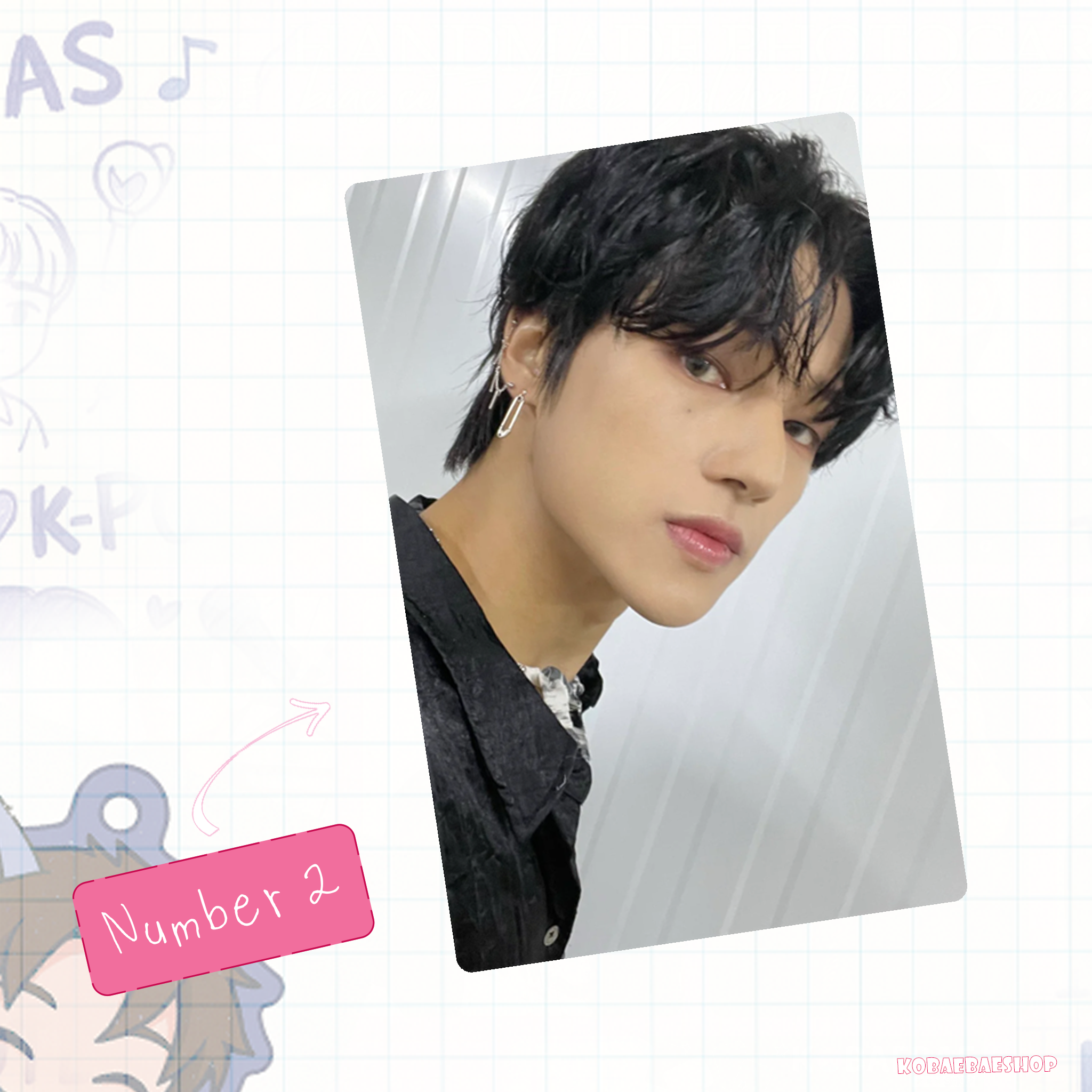 Atz - Woo Handmade photocards kpop inspired - Bias Set 2
