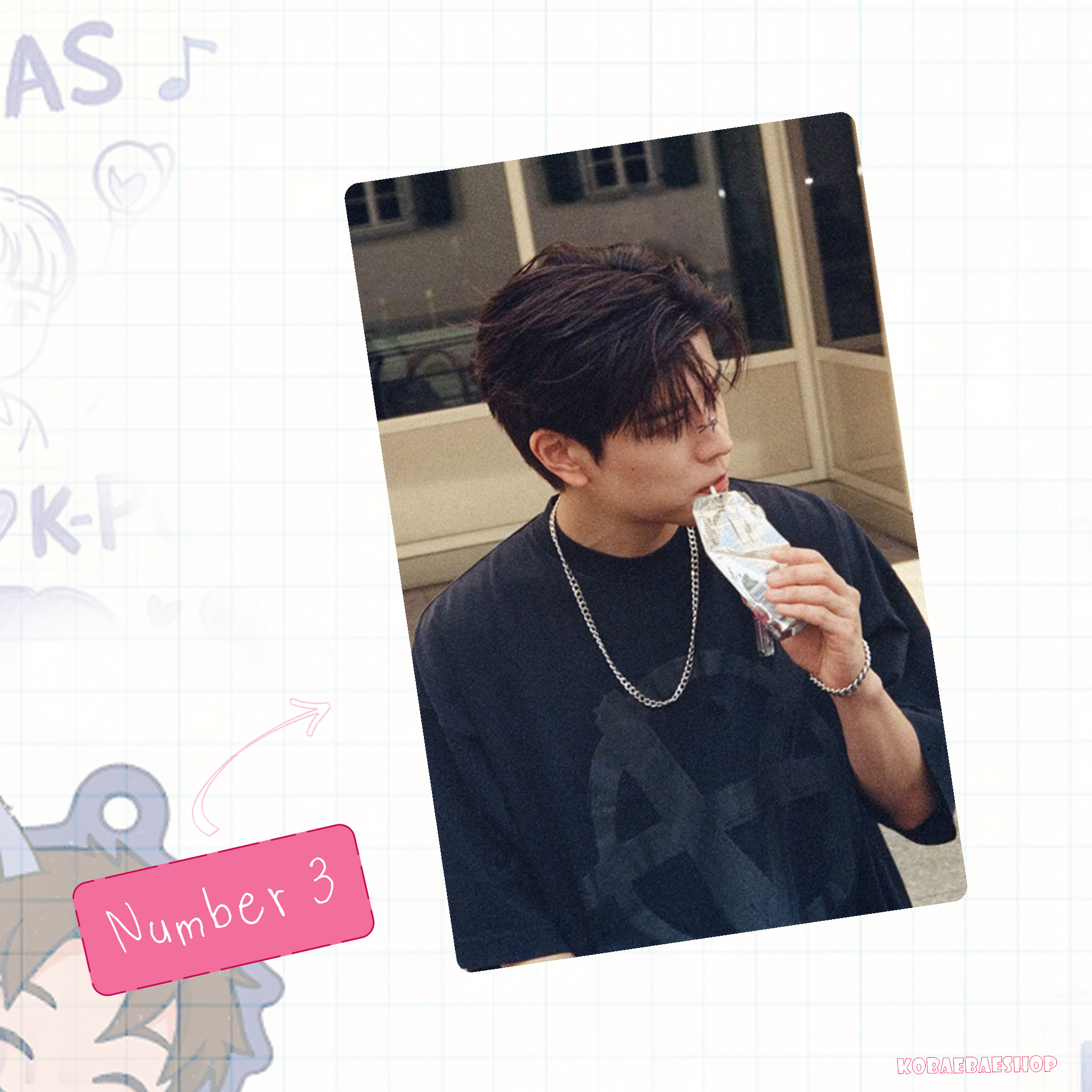 Date with My Bias - Min Instant-Style Fanmade Photo Print