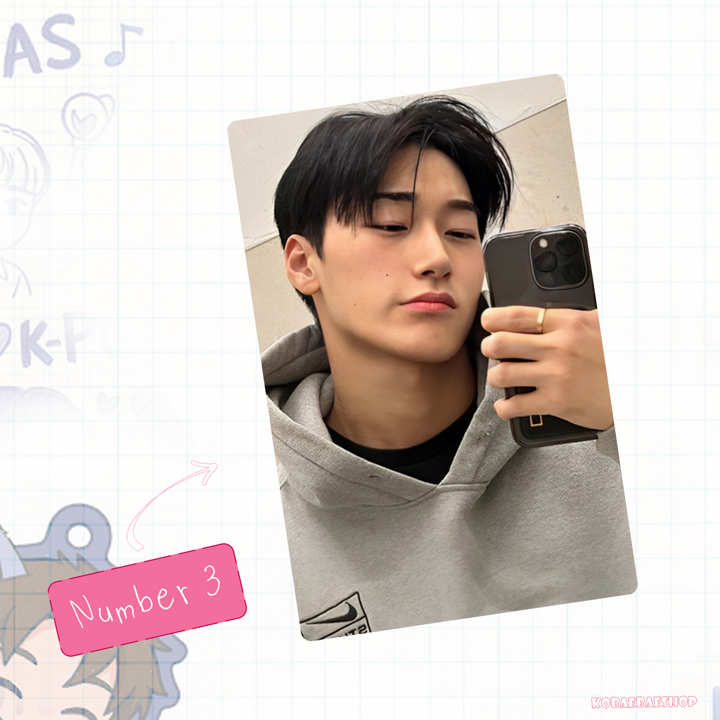 Atz -  Sannie handmade photocards kpop inspired - Set 3