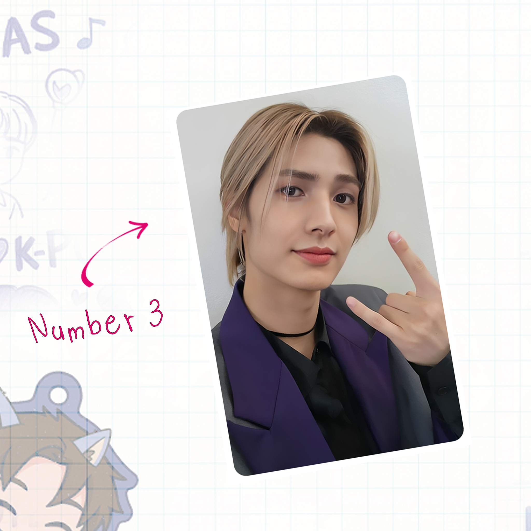 XHR - Yeon handmade photocards kpop inspired - Set 1