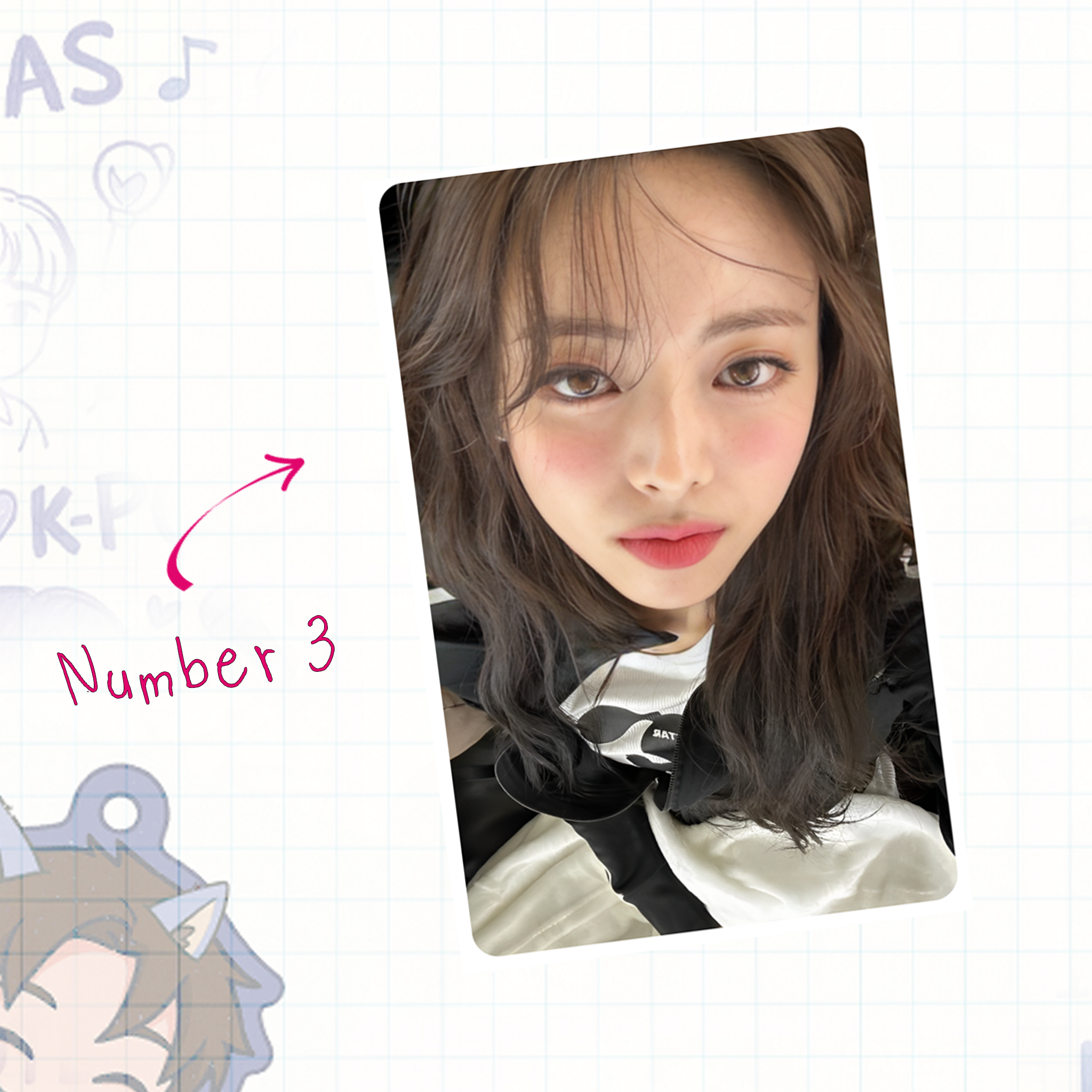 Itz - Yun handmade photocards kpop inspired - Set 1