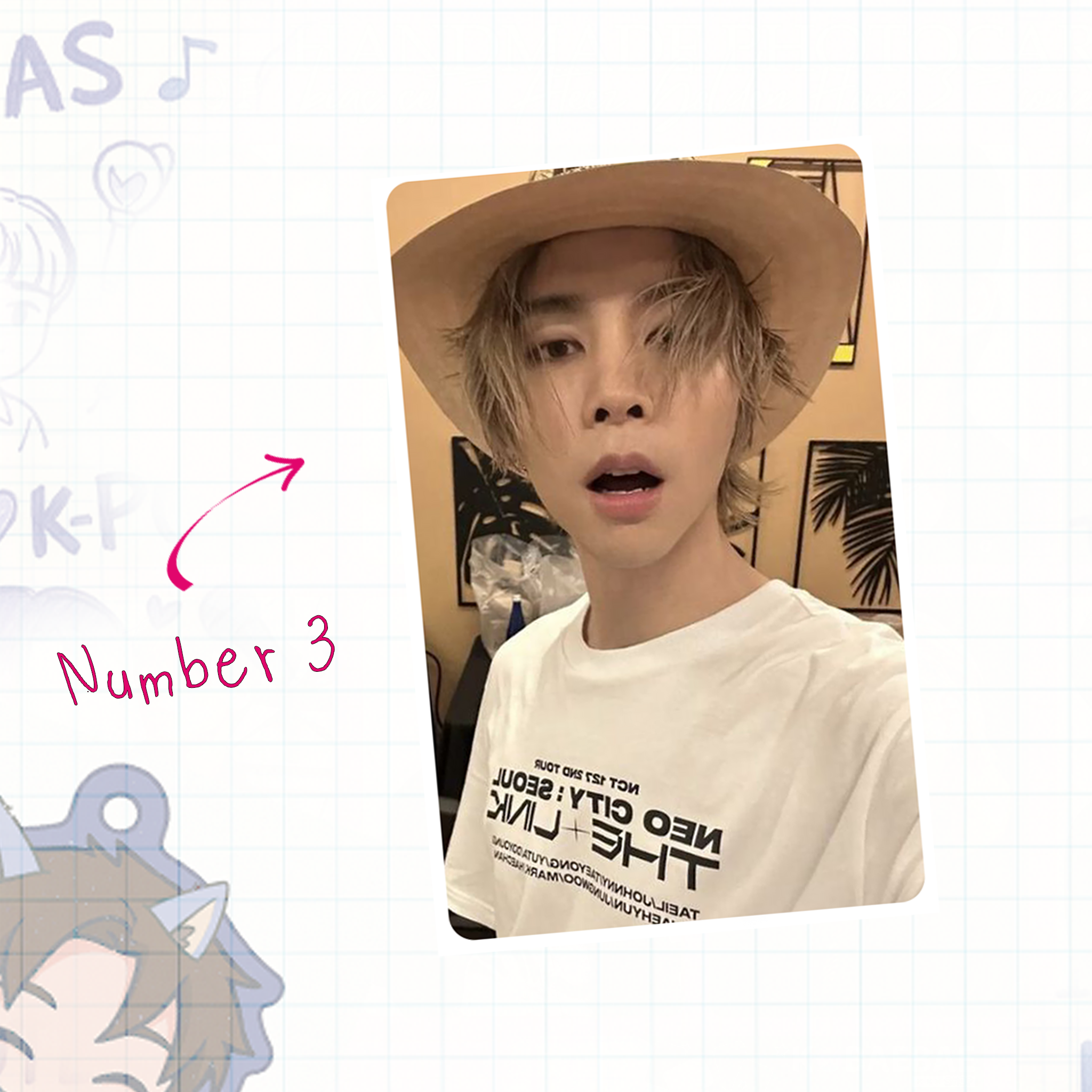 NeoUnit - Johnny handmade photocards kpop inspired - Set 1