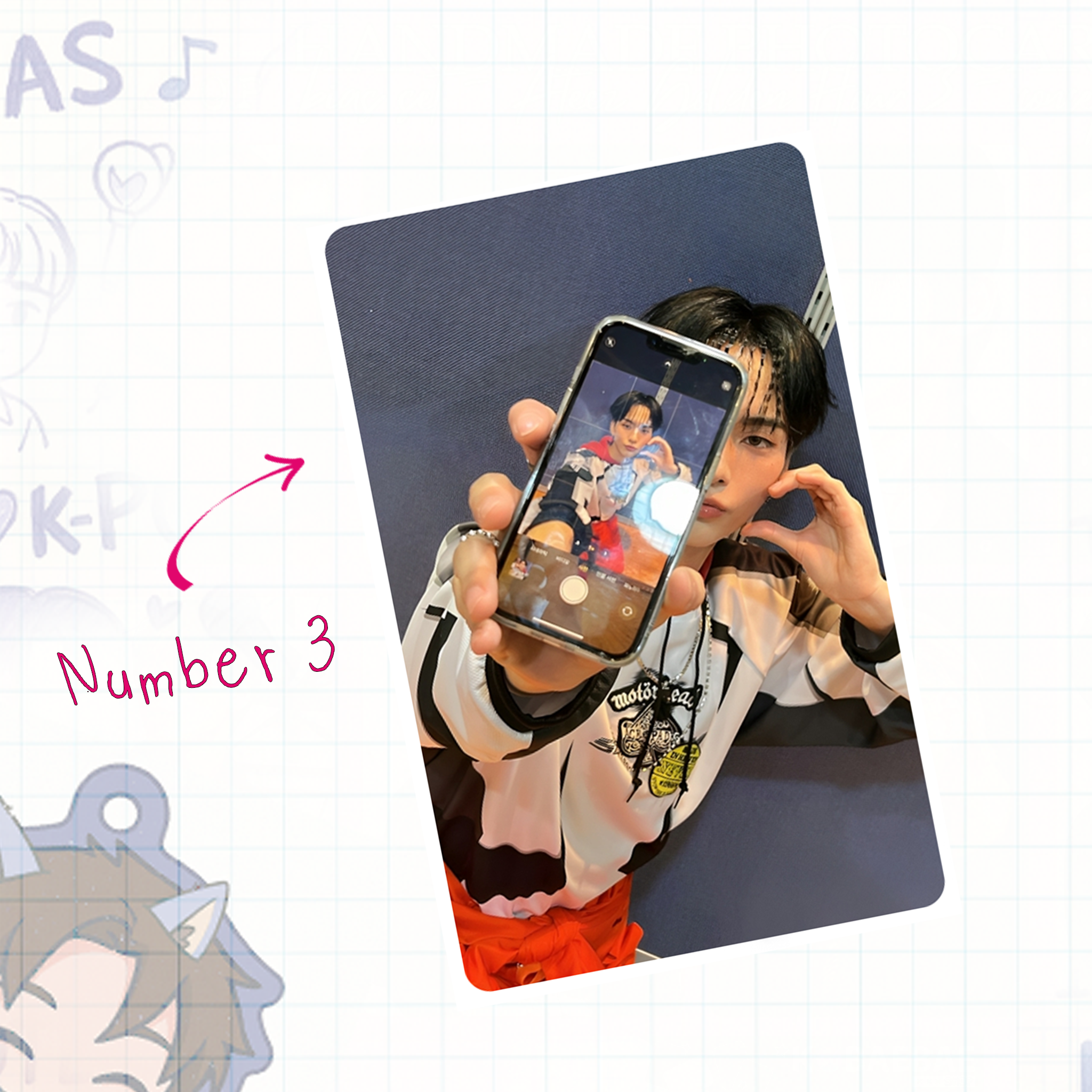 XHR - Ode handmade photocards kpop inspired - Set 1