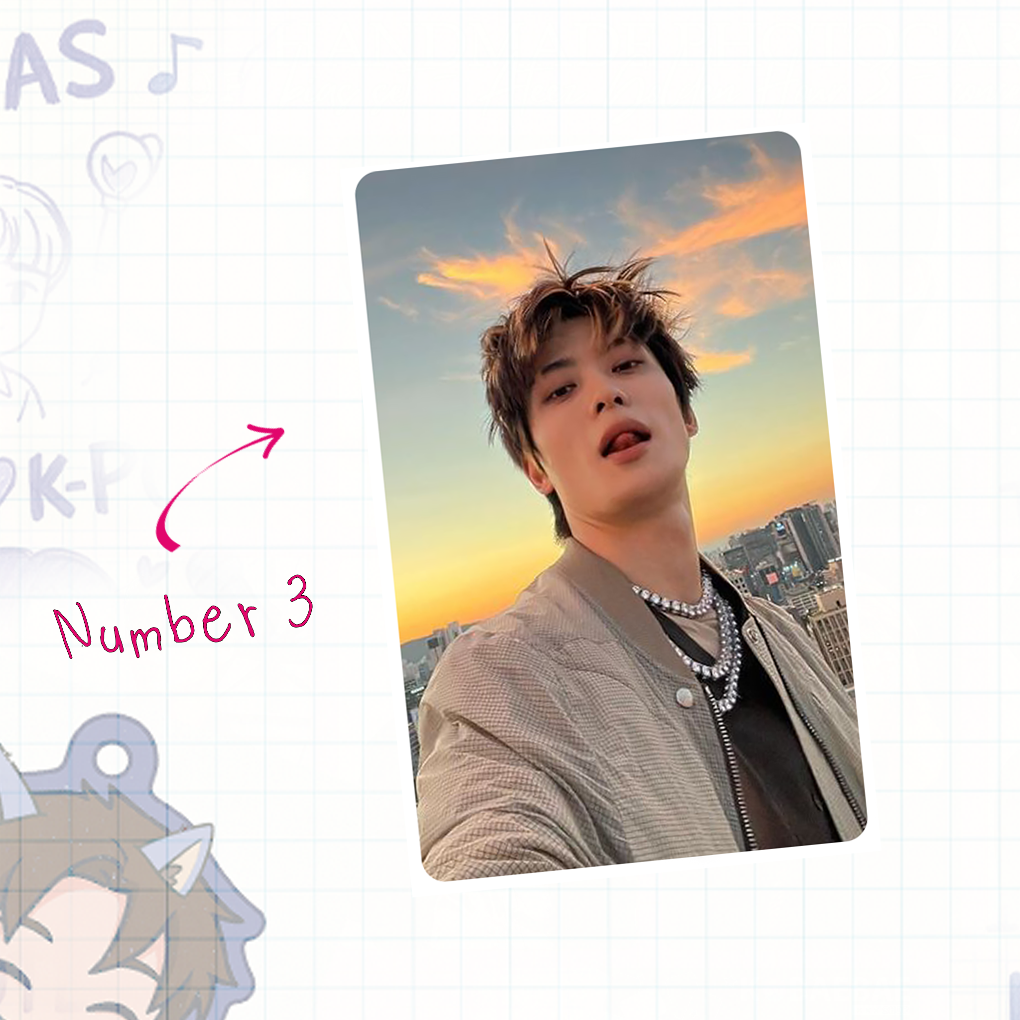 NeoUnit - Hae handmade photocards kpop inspired - Set 1