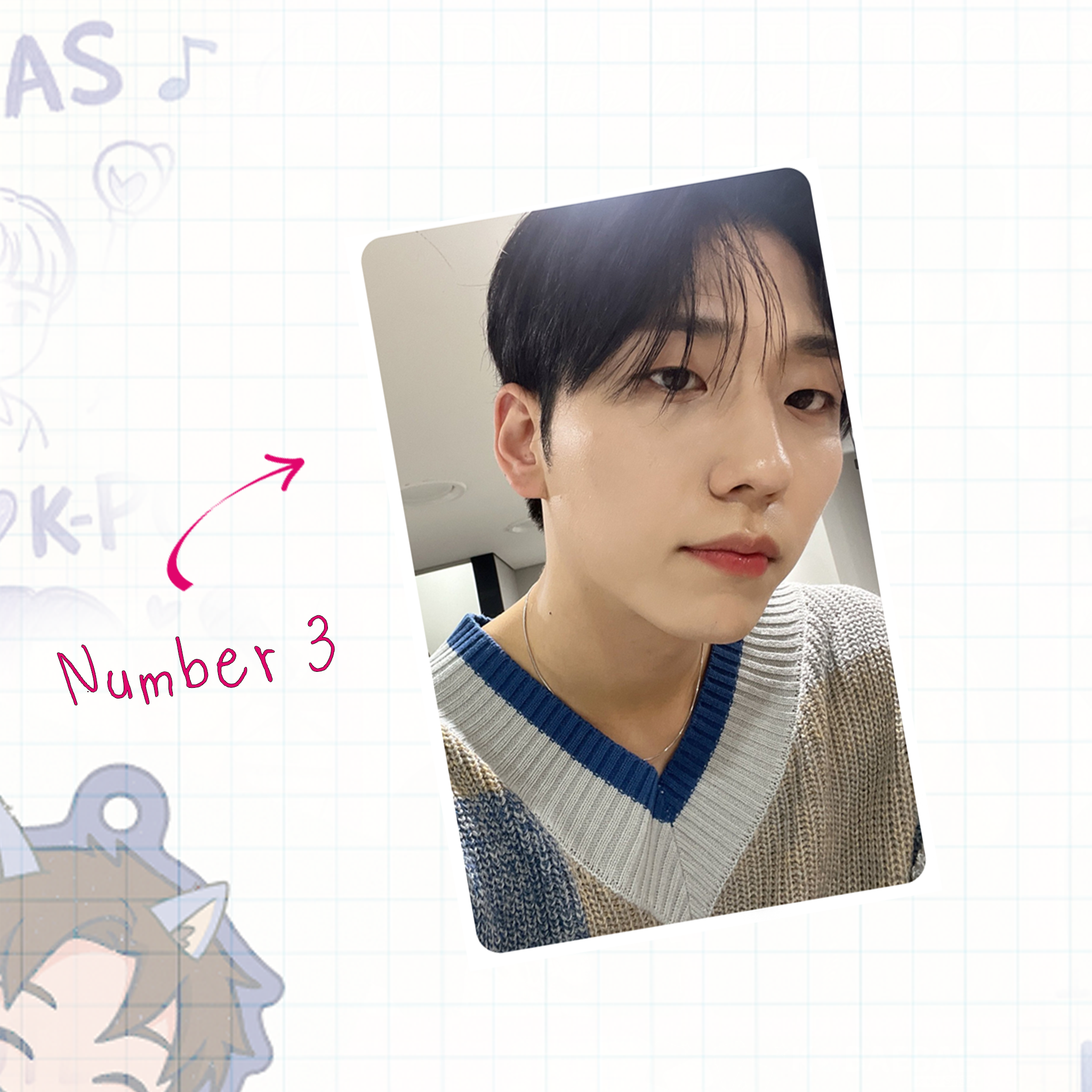 XHR - Gu handmade photocards kpop inspired - Set 1