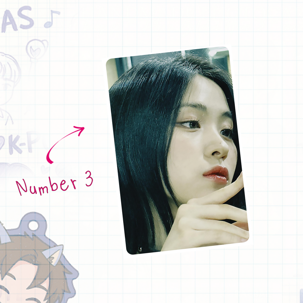 Itz - Ryu handmade photocards kpop inspired - Set 1