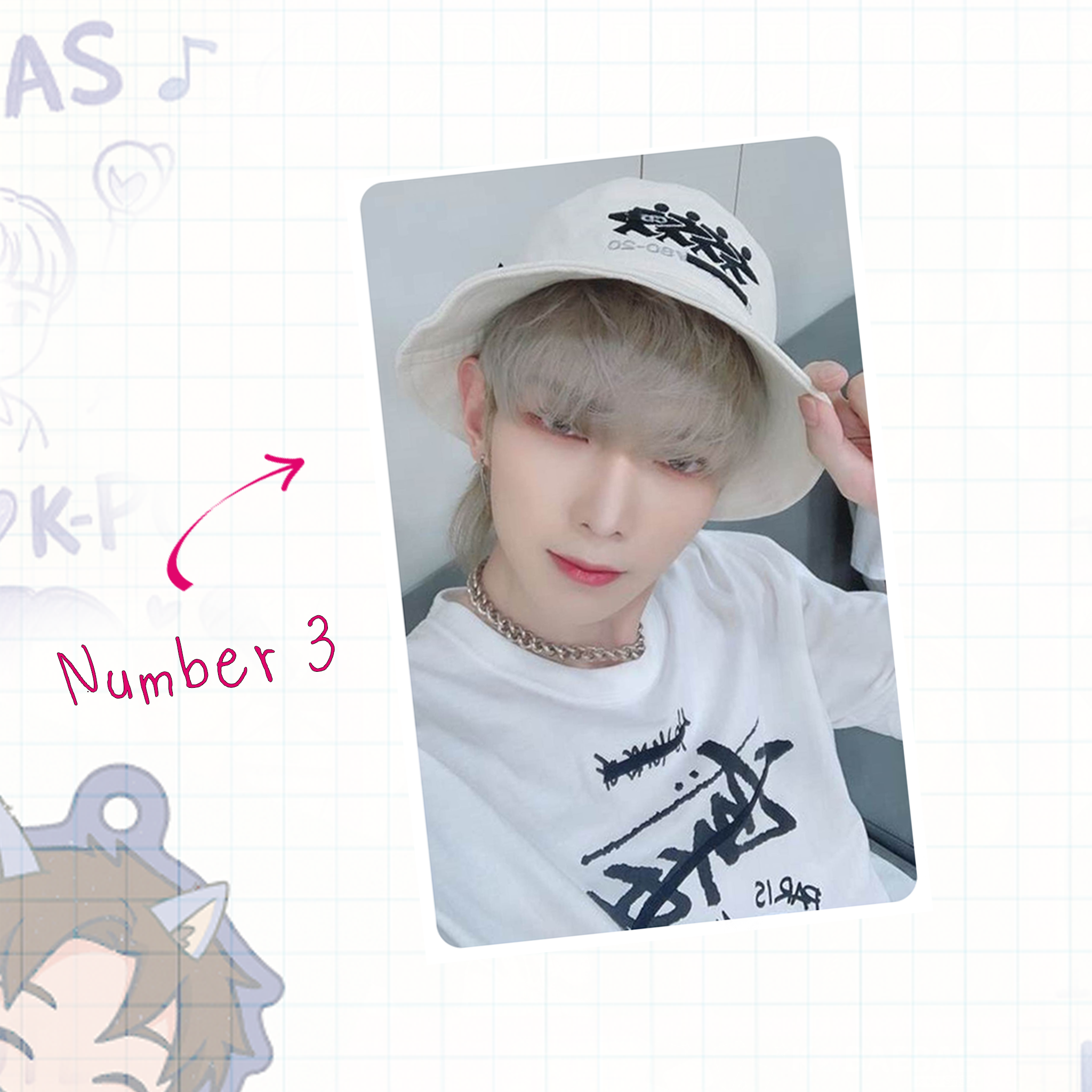 Atz - Yeo handmade photocards kpop inspired - Set 1