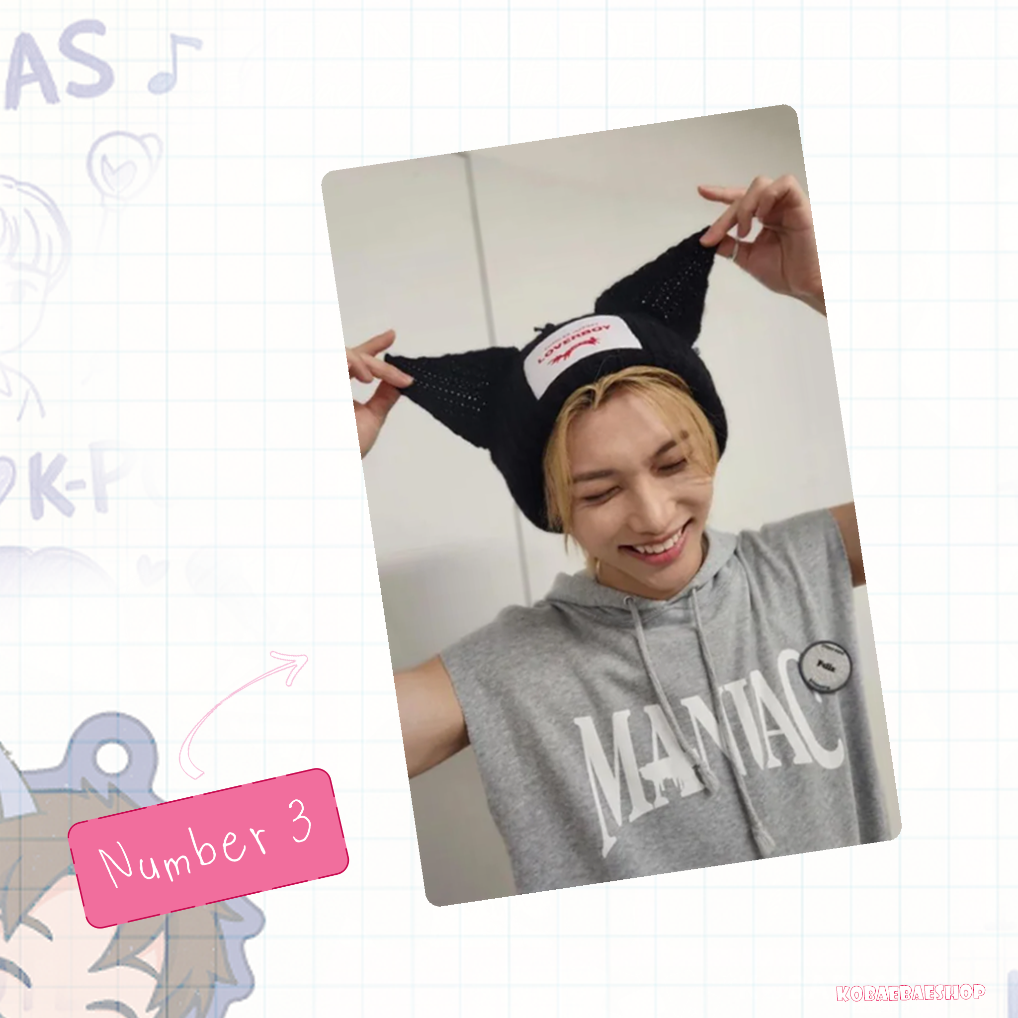 Skz - Lix Handmade photocards kpop inspired - Bias set 4