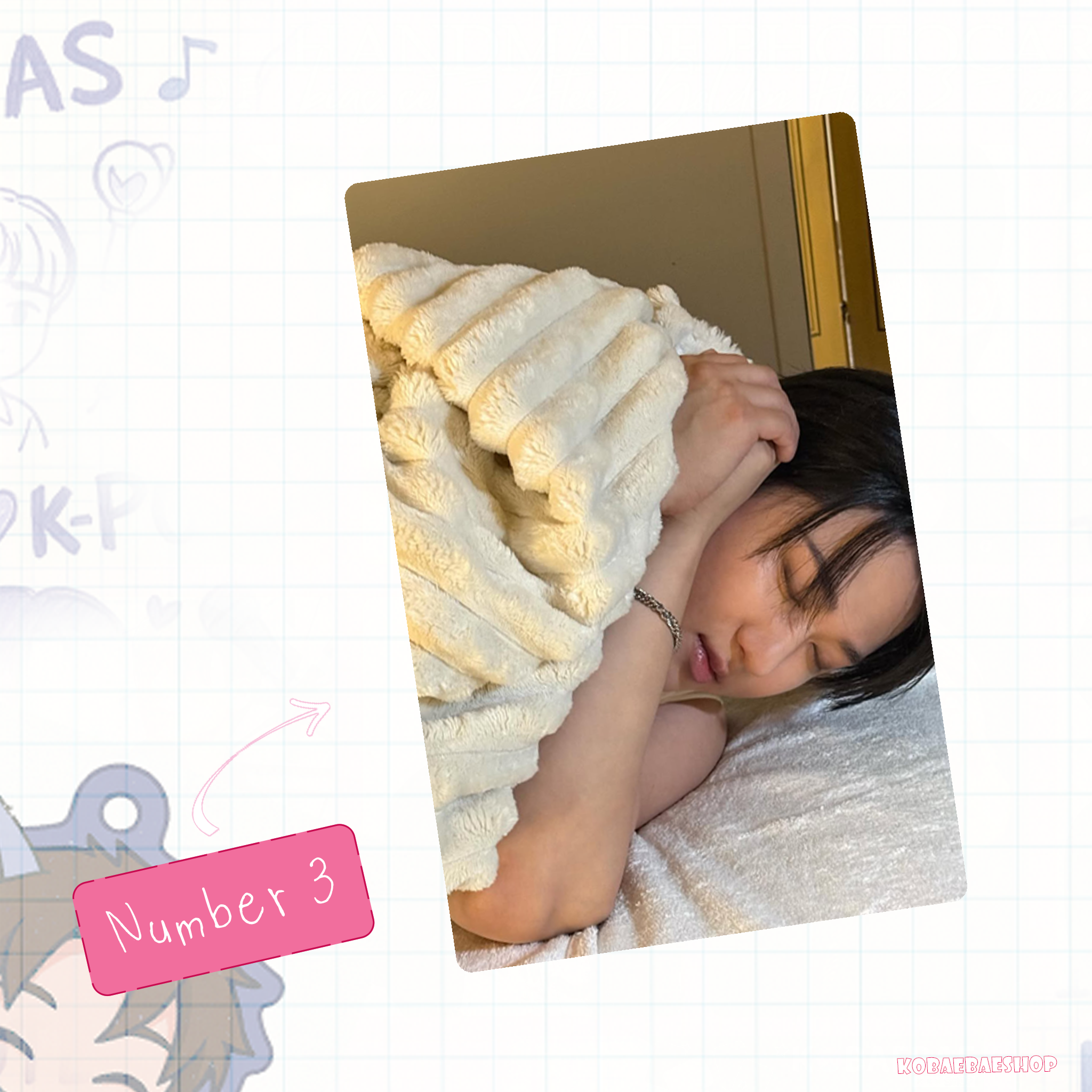 Date with My Bias - Binnie Instant-Style Fanmade Photo Print