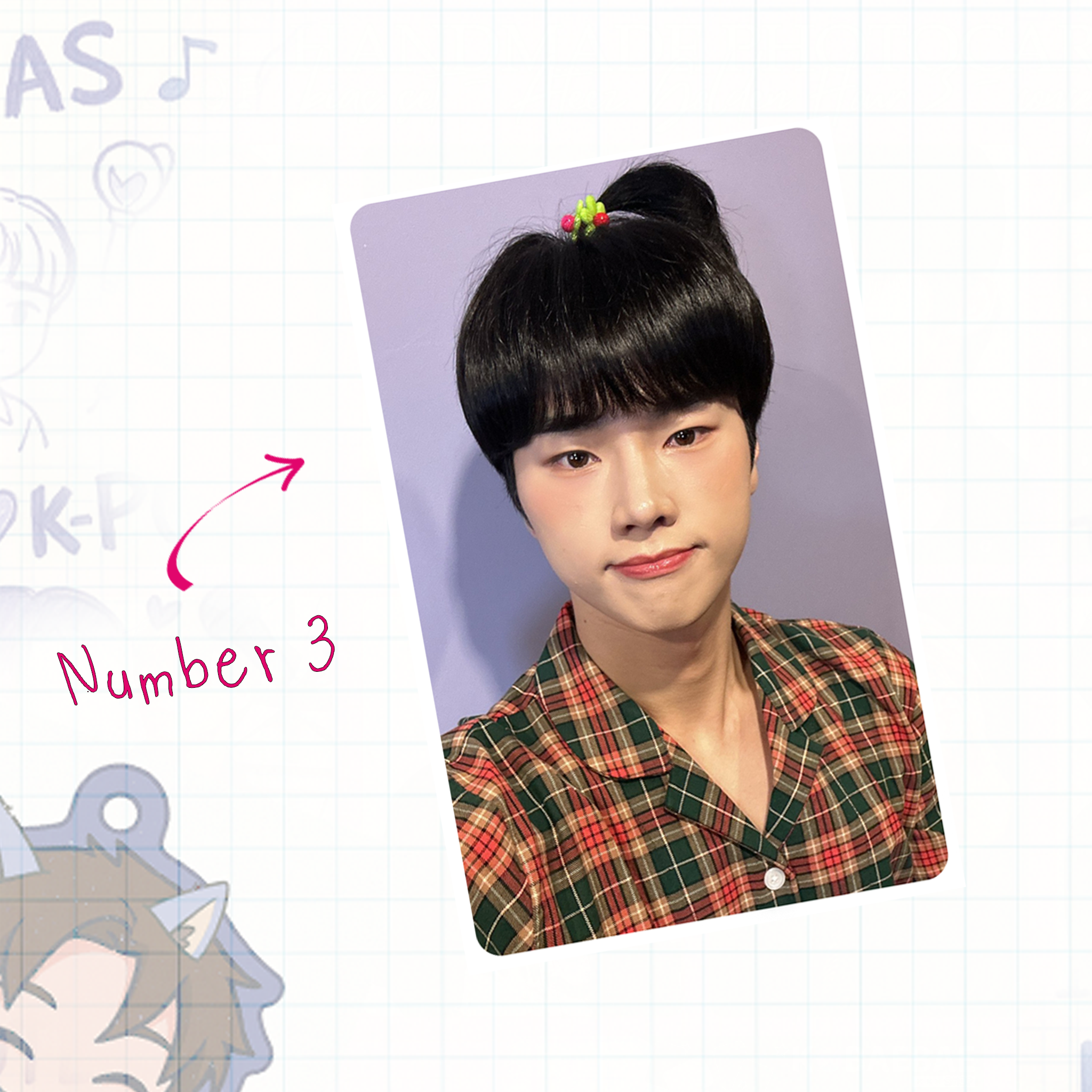 XHR - Jung handmade photocards kpop inspired - Set 1