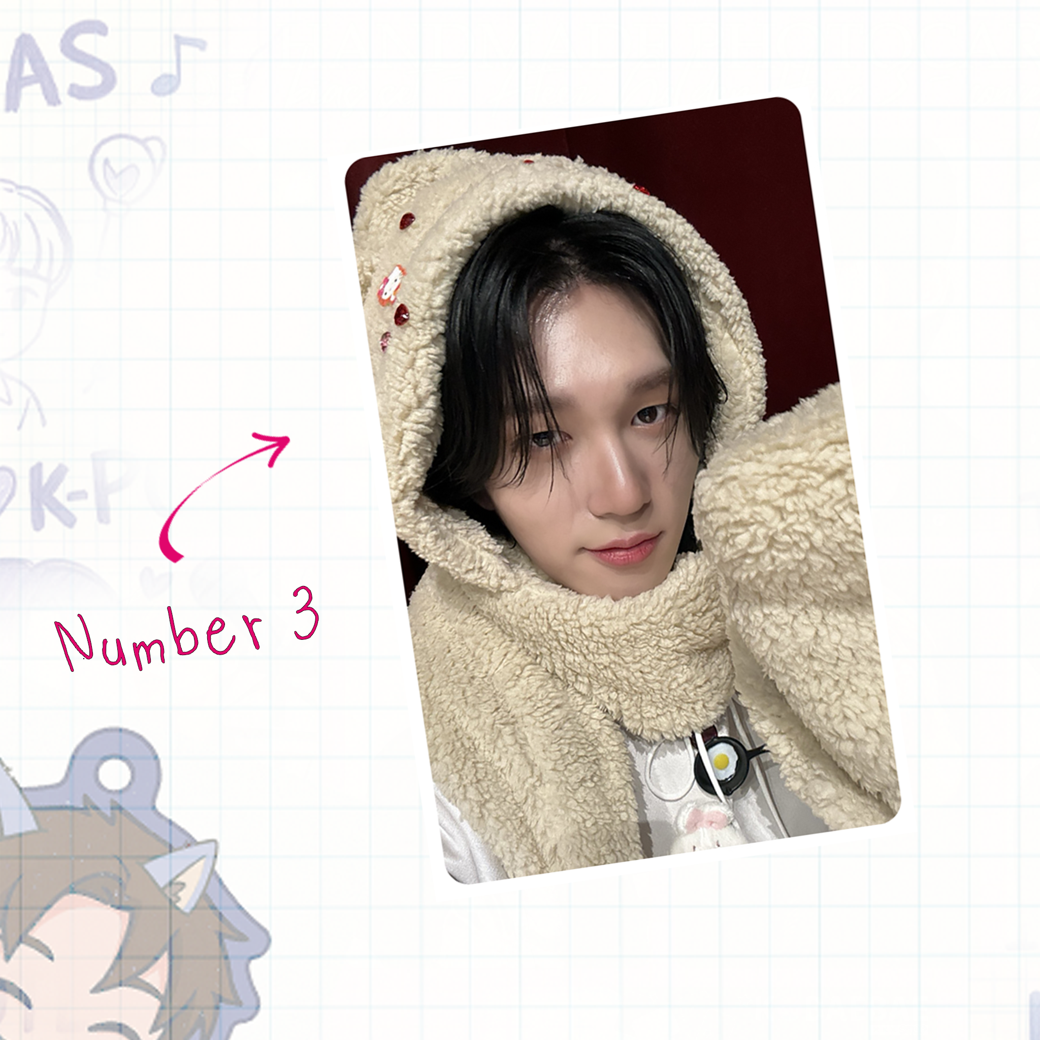 P1H - Teo handmade photocards kpop inspired - Set 1