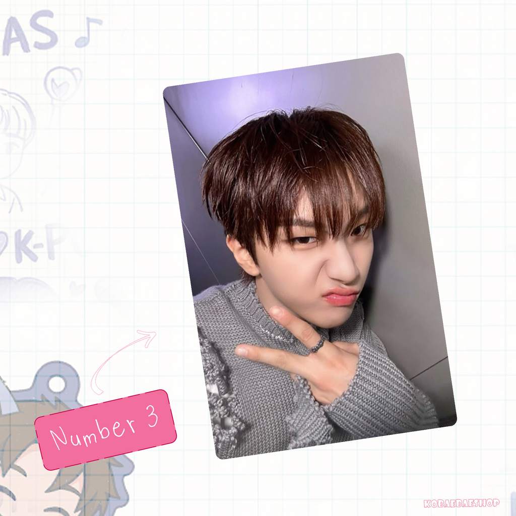 Boynextdoor - Woonhak handmade photocards kpop inspired - Set 1