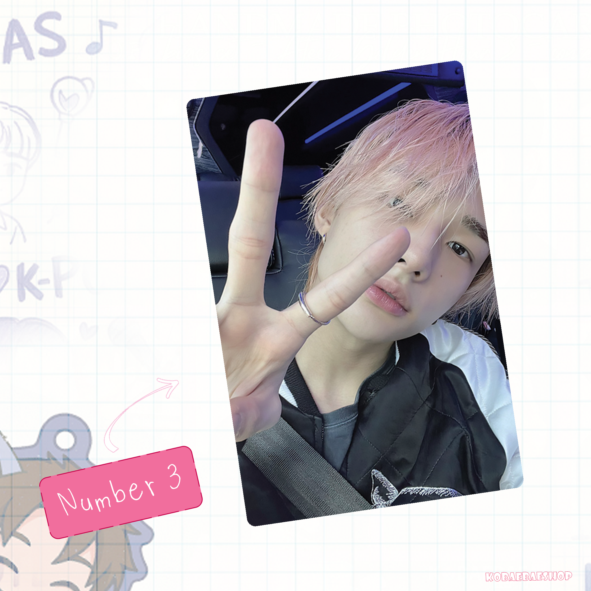 Skz - Hyune Handmade photocards kpop inspired - Bias set 4