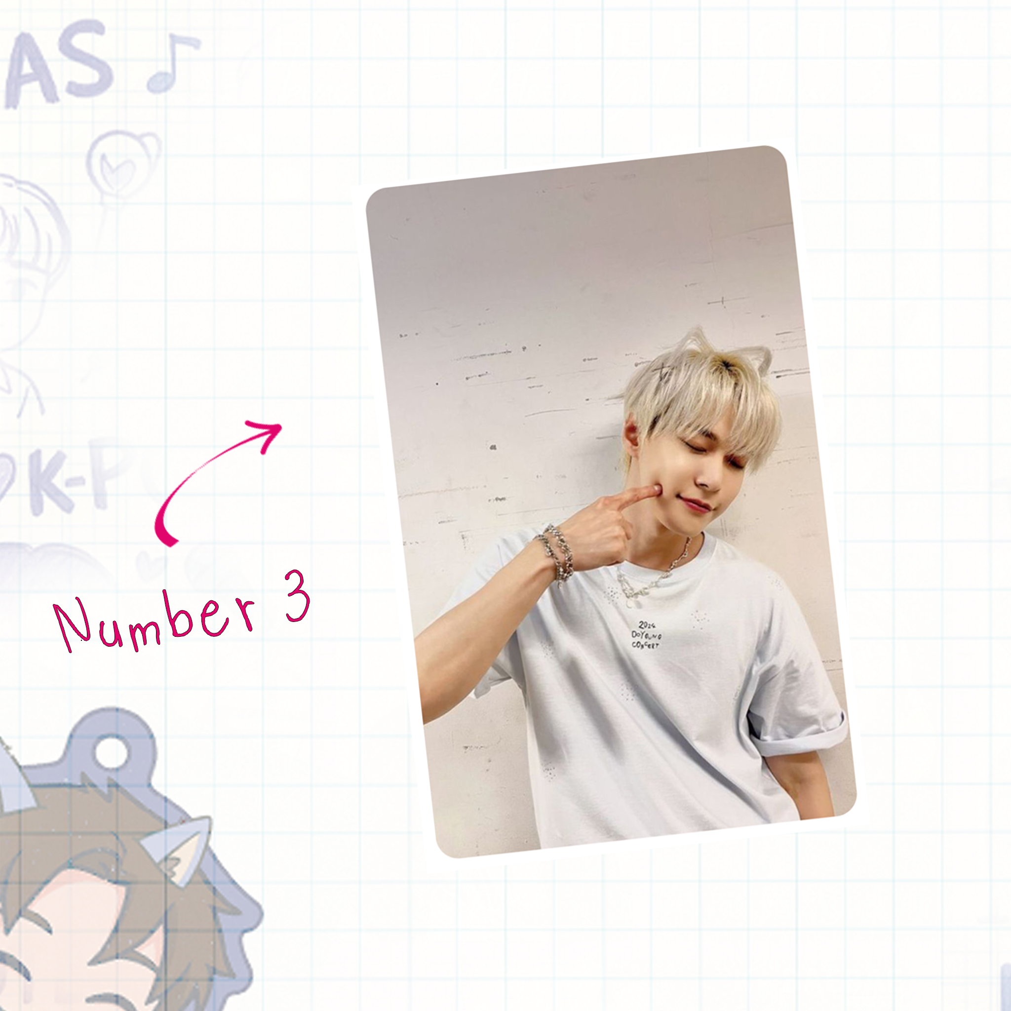 NeoUnit -  Doyo handmade photocards kpop inspired - Set 1
