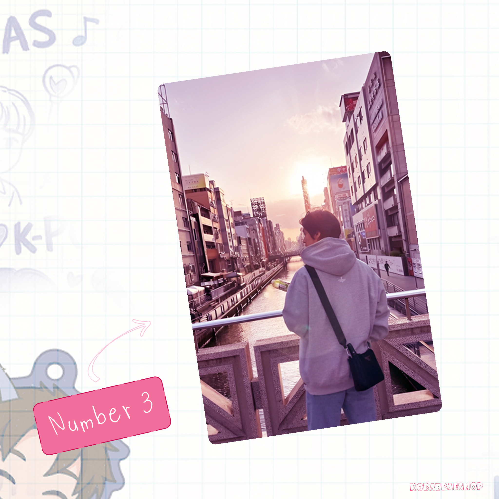 Date with My Bias - Lino Instant-Style Fanmade Photo Print