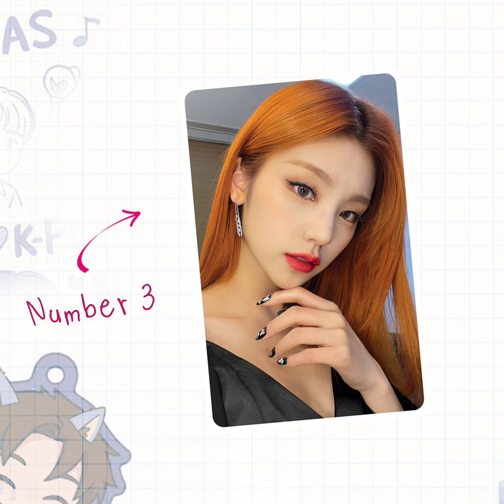 Itz - Ye handmade photocards kpop inspired - Set 1