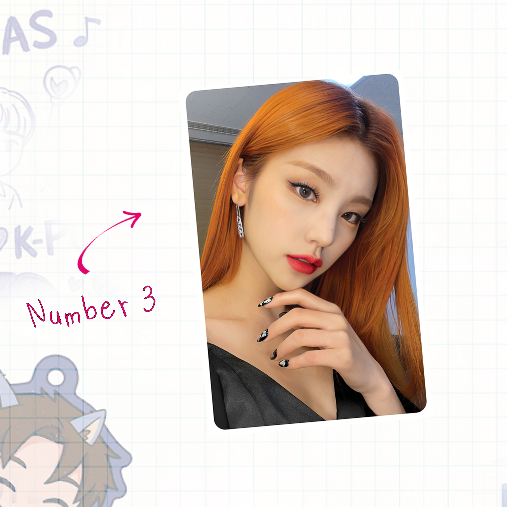 Itz - Ye handmade photocards kpop inspired - Set 1
