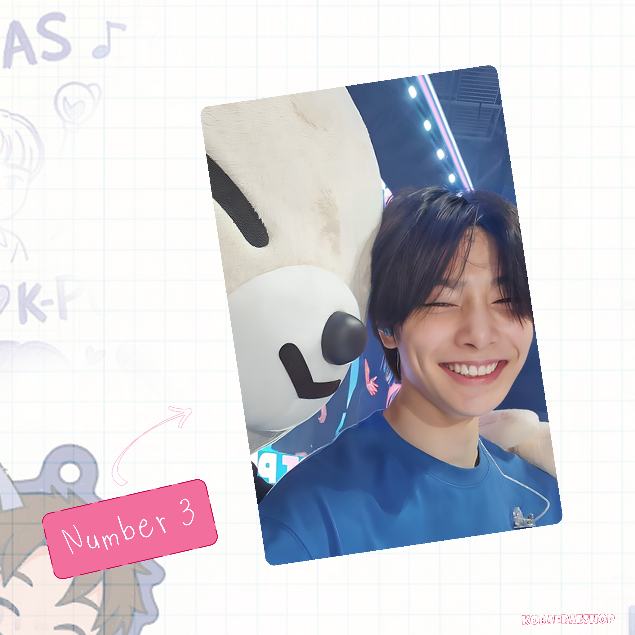 Date with My Bias - Innie Instant-Style Fanmade Photo Print