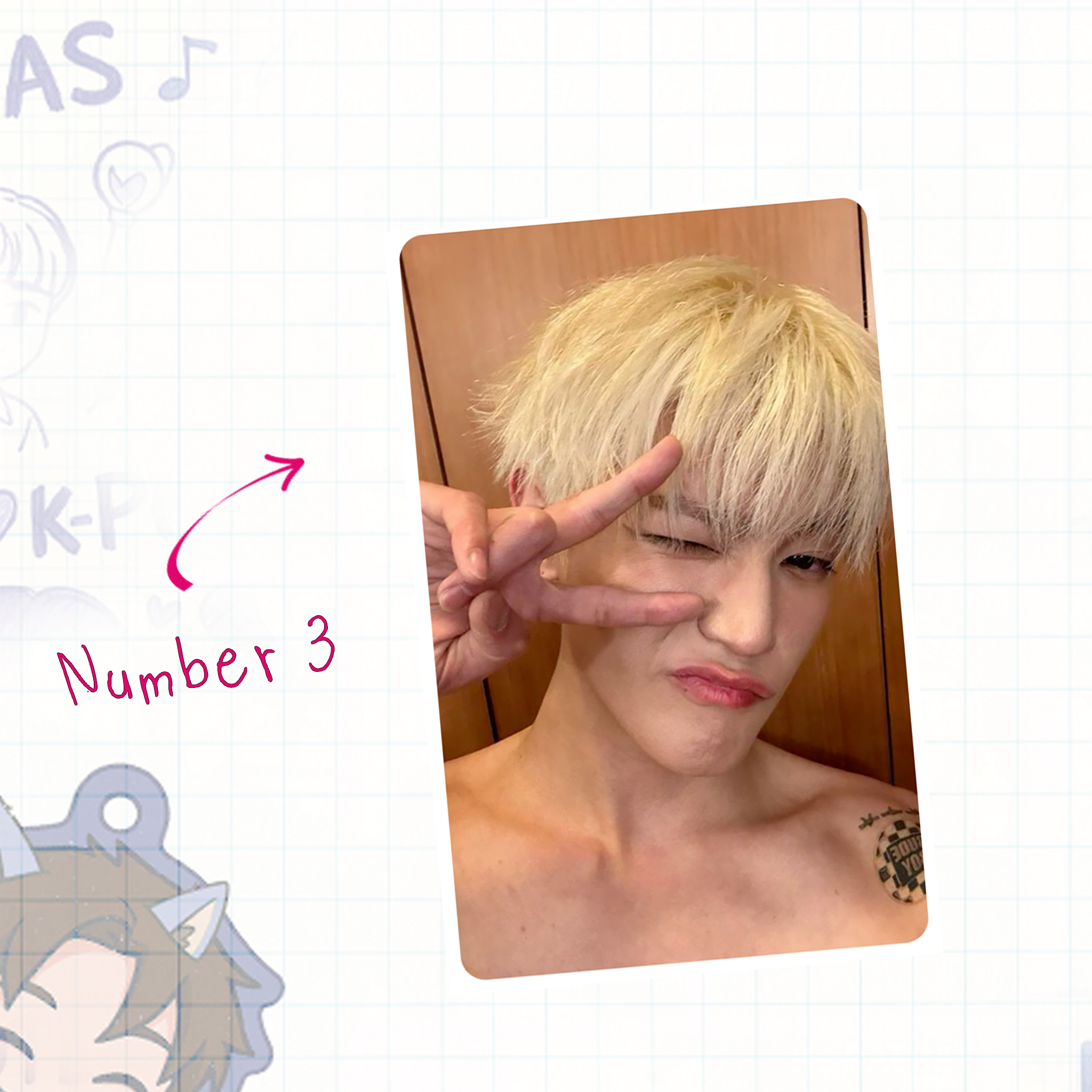 NeoUnit - Tae handmade photocards kpop inspired - Set 1