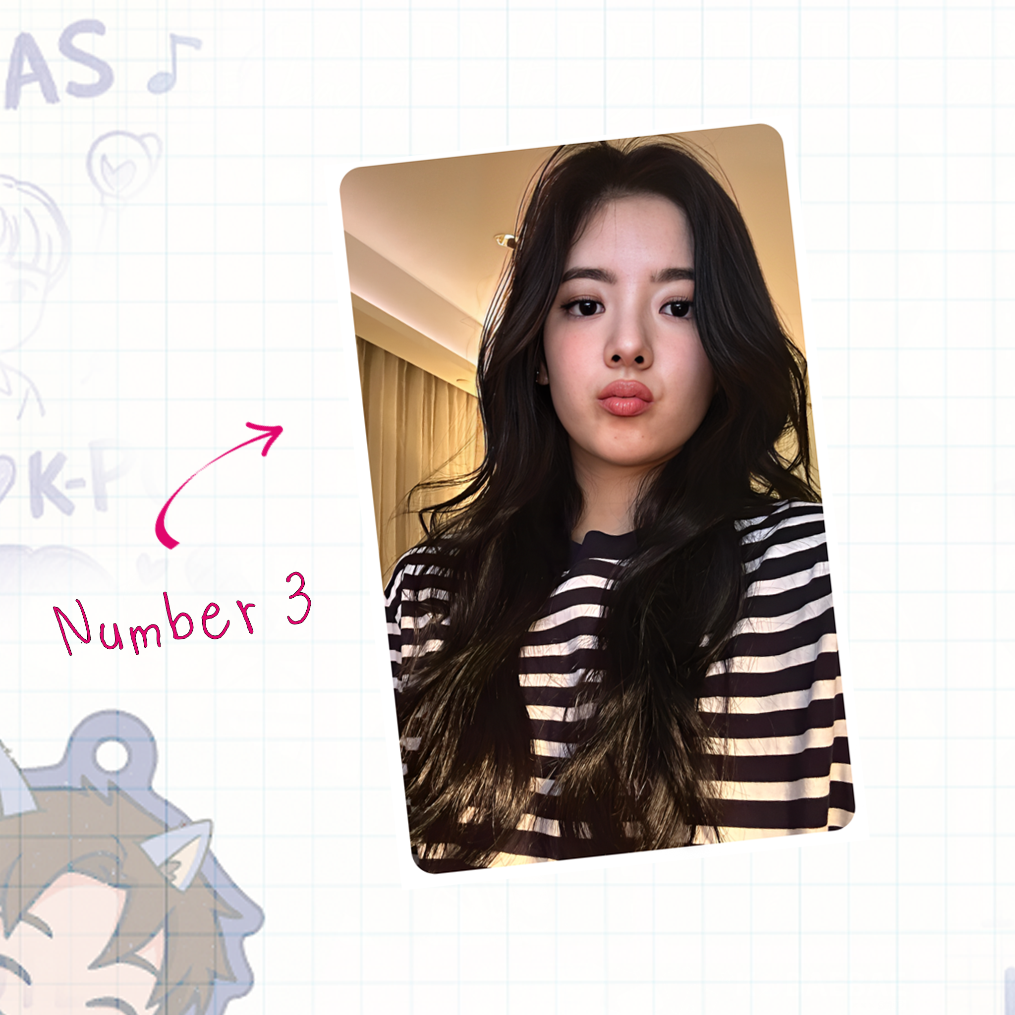 Itz - Lia handmade photocards kpop inspired - Set 1