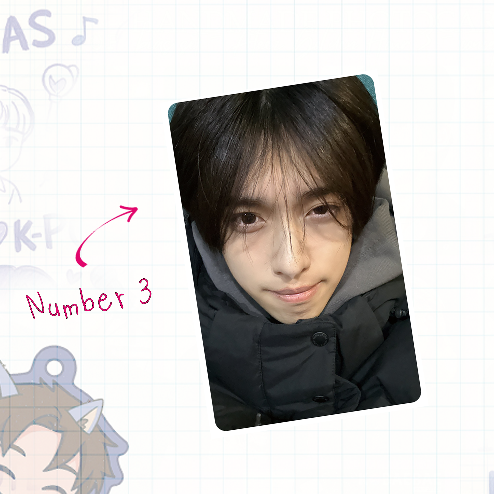 XHR - Gao handmade photocards kpop inspired - Set 1