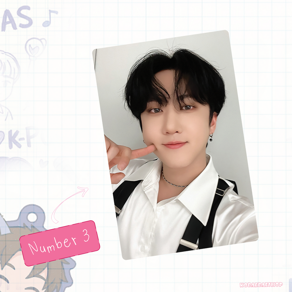Skz - Bin Handmade photocards kpop inspired - Bias set 4