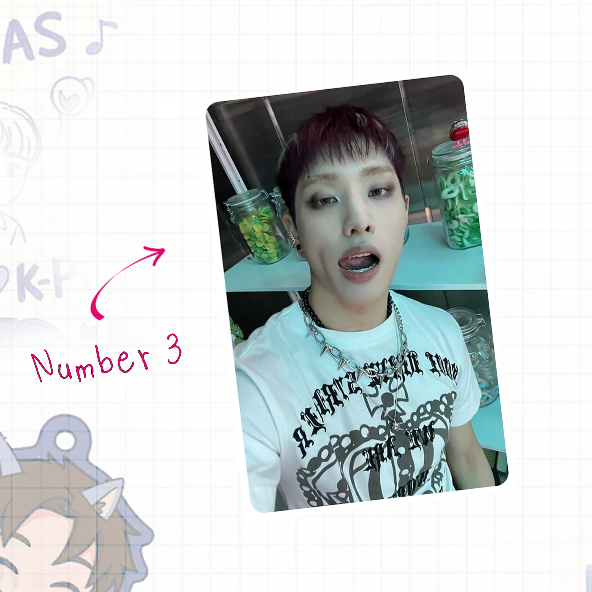 P1H - Kyo handmade photocards kpop inspired - Set 1