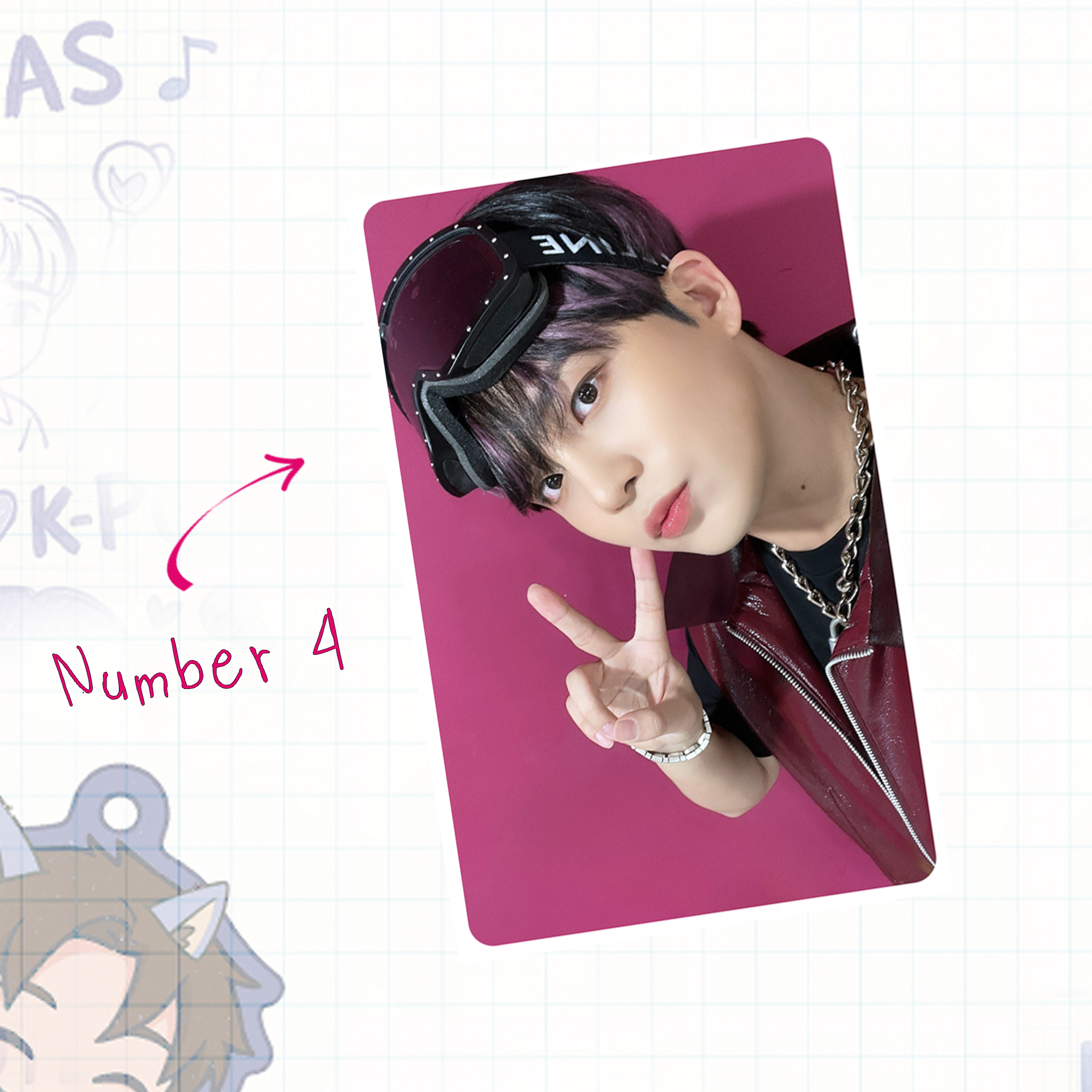 Atz - Jho handmade photocards kpop inspired - Set 1