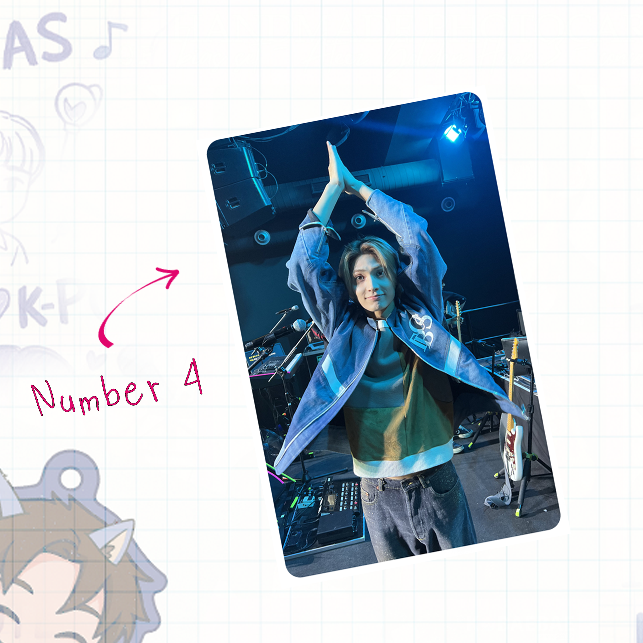XHR - Yeon handmade photocards kpop inspired - Set 1