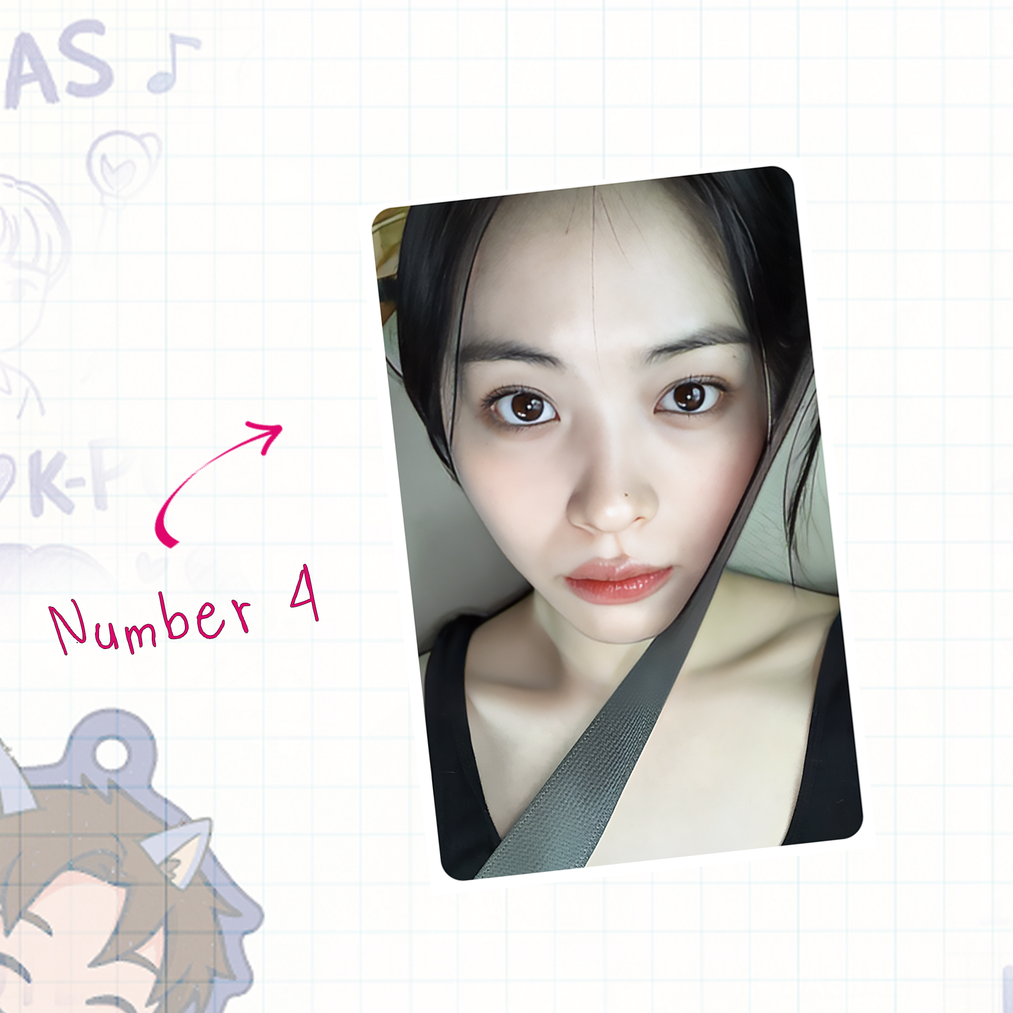 Itz - Ryu handmade photocards kpop inspired - Set 1