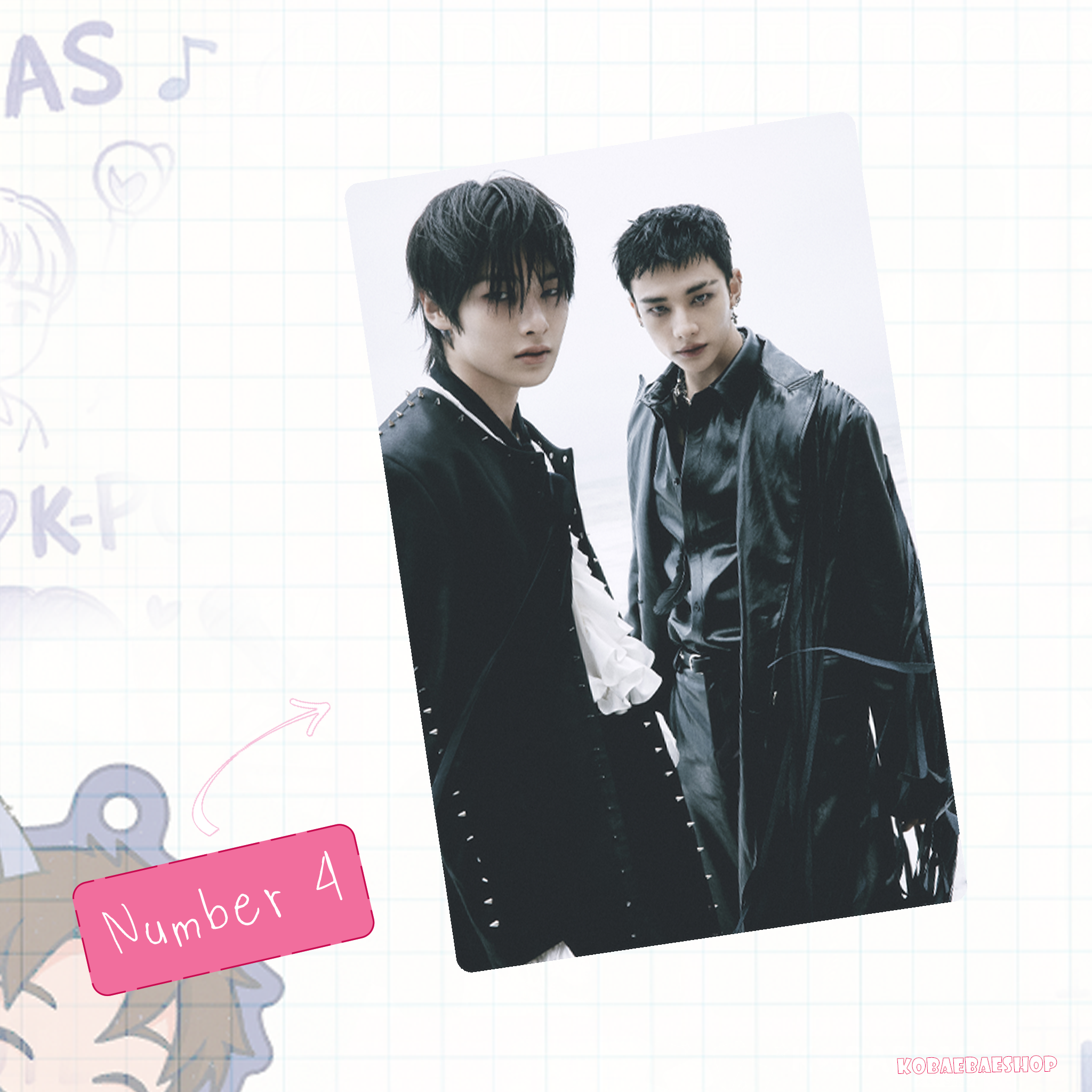 Skz - Doit  handmade photocards kpop inspired - Unit set