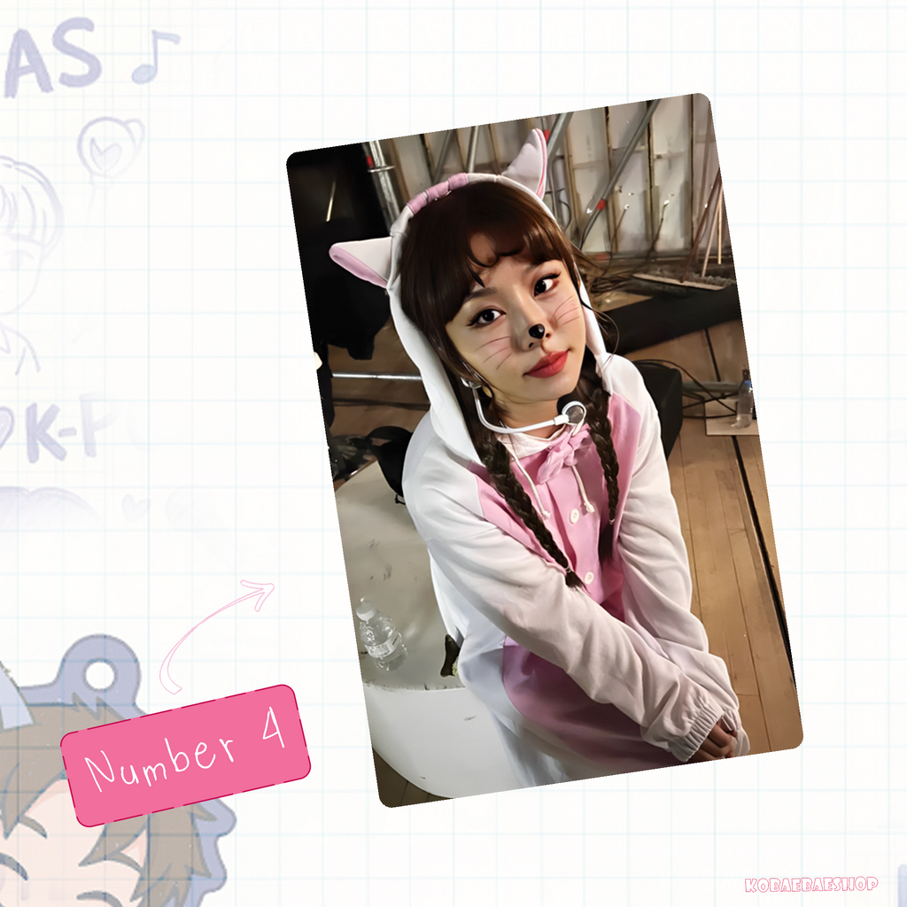 Mamoo - Wheein handmade photocards kpop inspired - Set 1