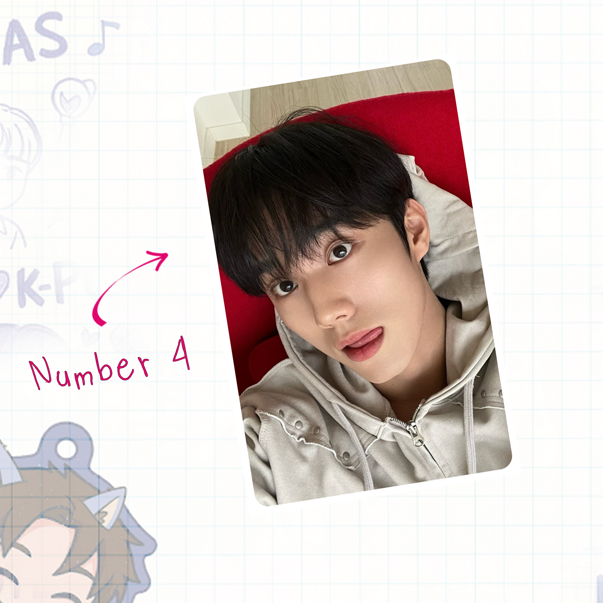 P1H - Tak handmade photocards kpop inspired - Set 1