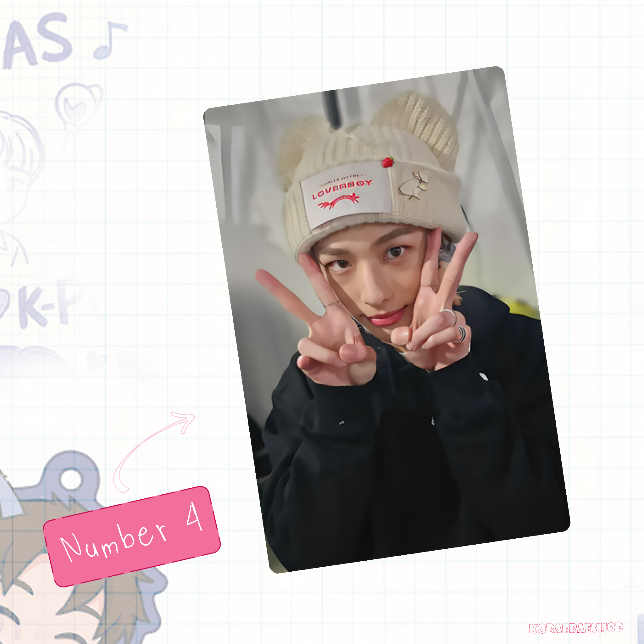 Skz - Hyune Handmade photocards kpop inspired - Bias set 4