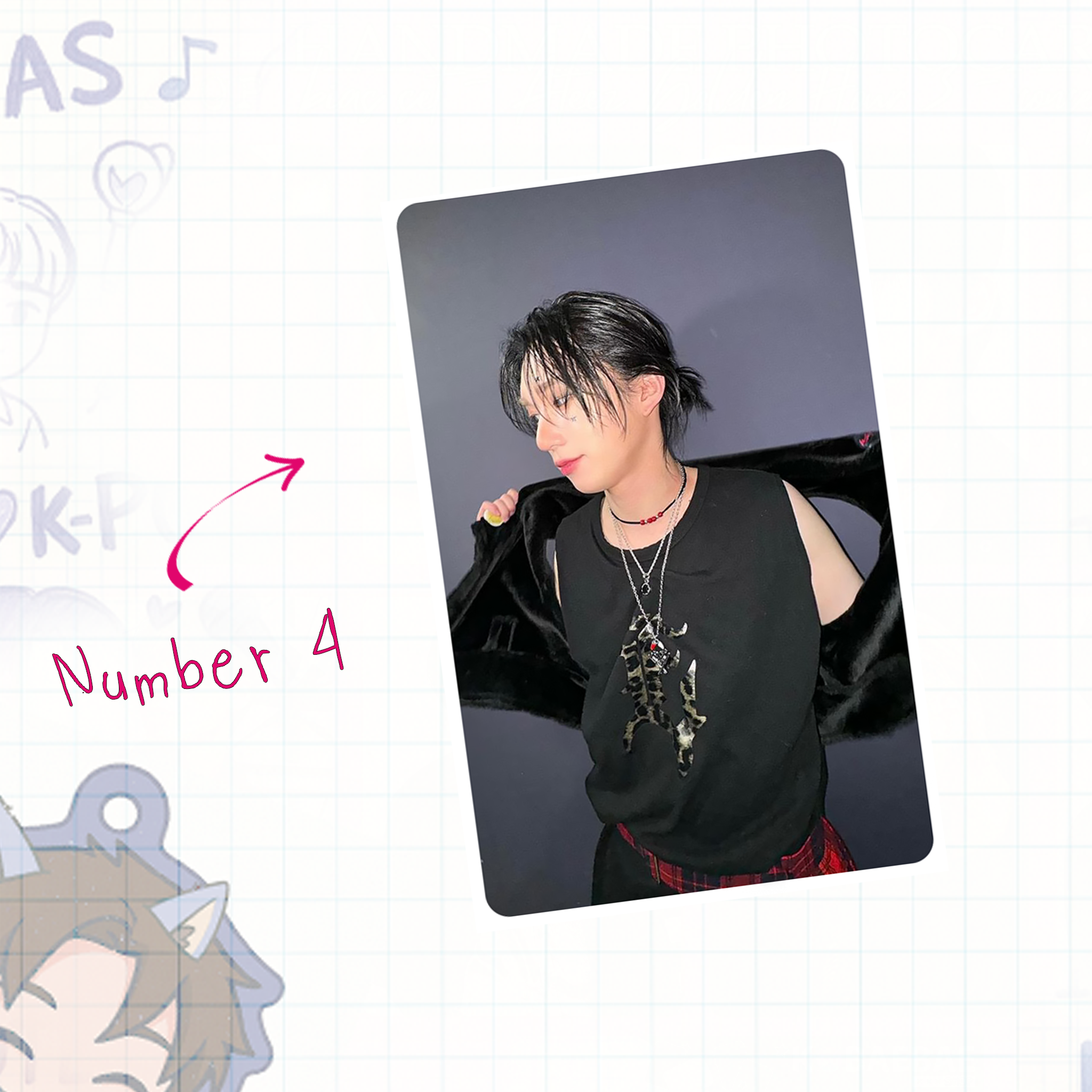 P1H - Teo handmade photocards kpop inspired - Set 1